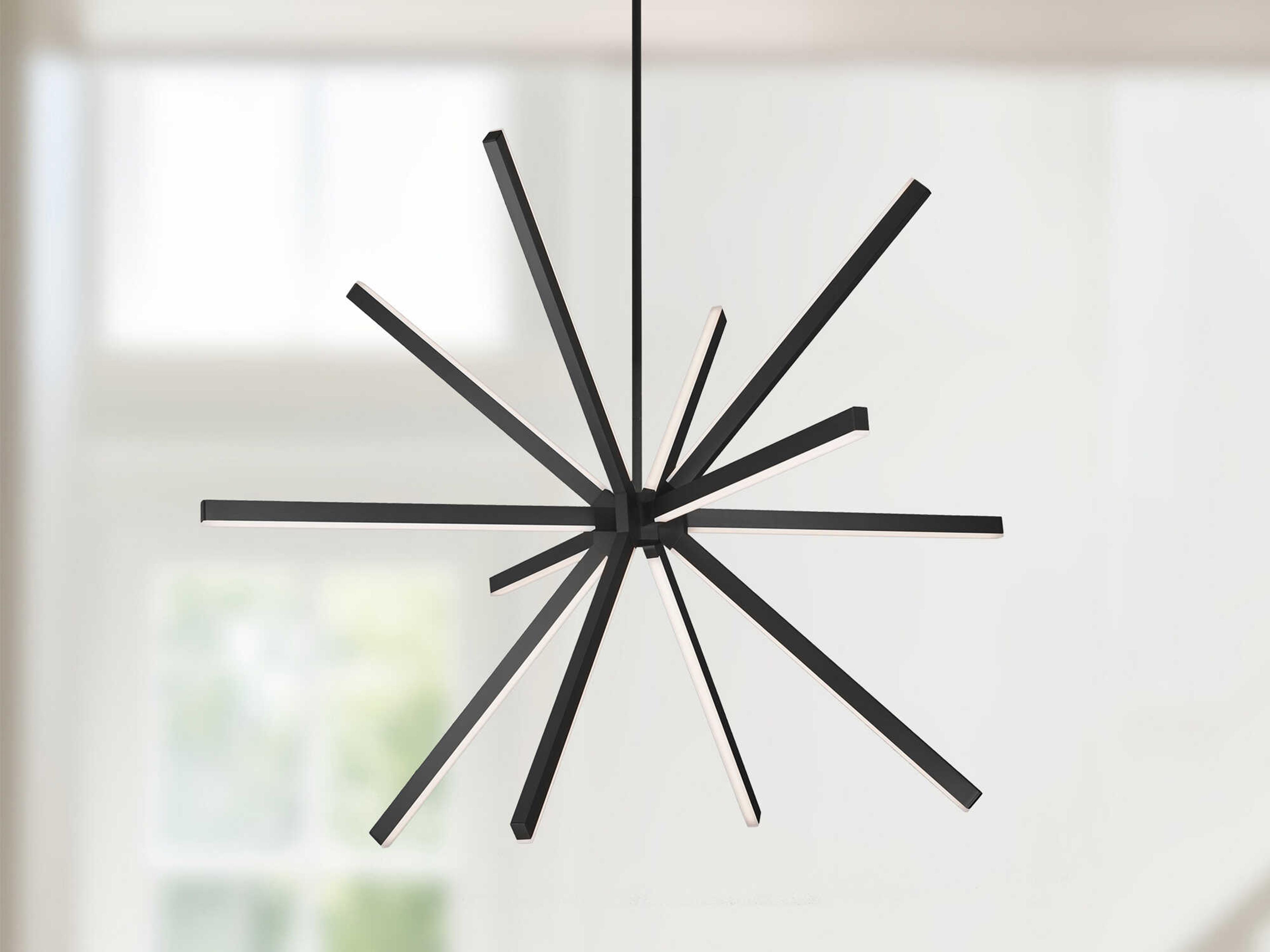 Kuzco Lighting Sirius Black Sputnik Chandelier