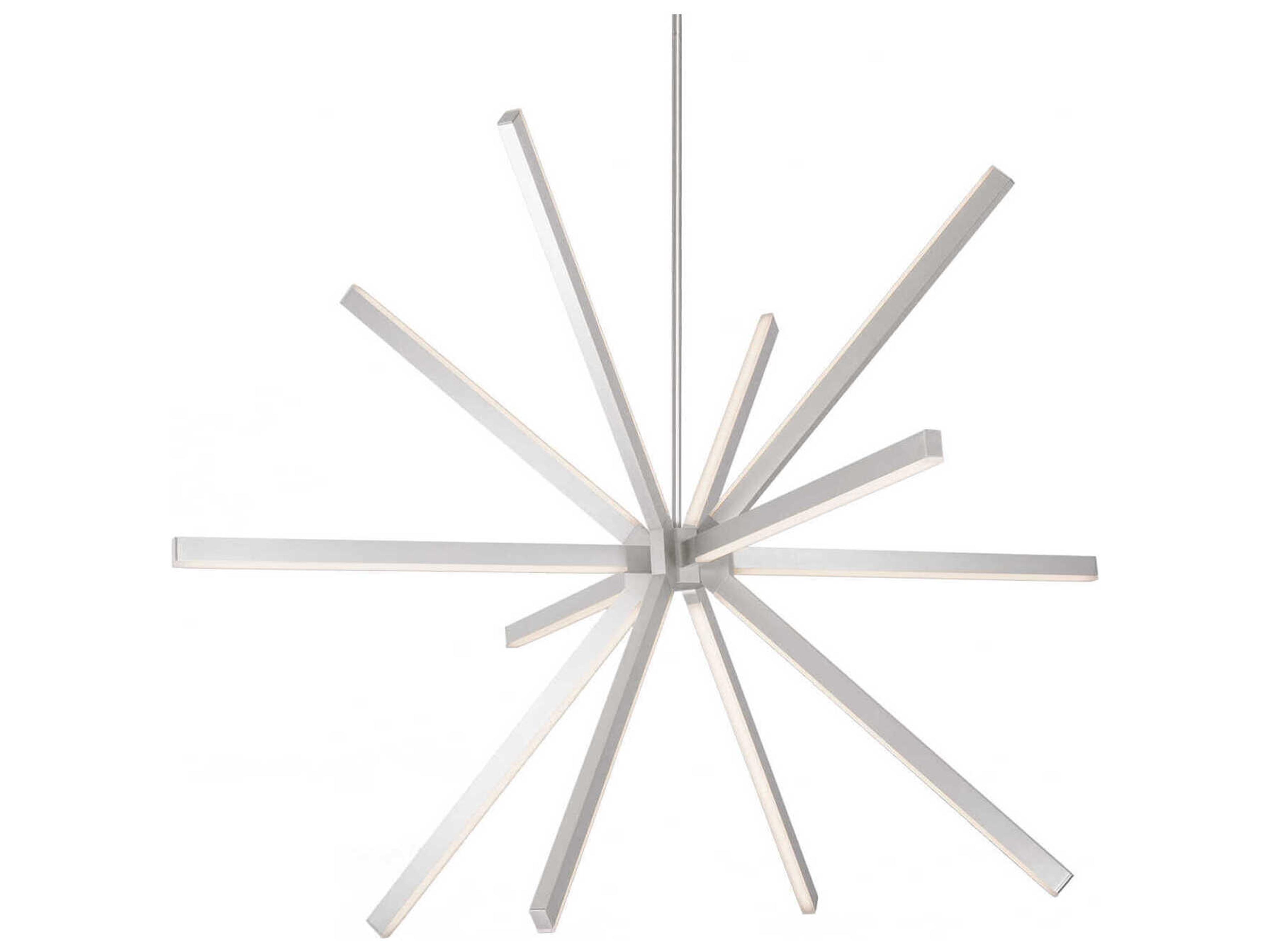 Sirius Brushed Nickel Sputnik Chandelier