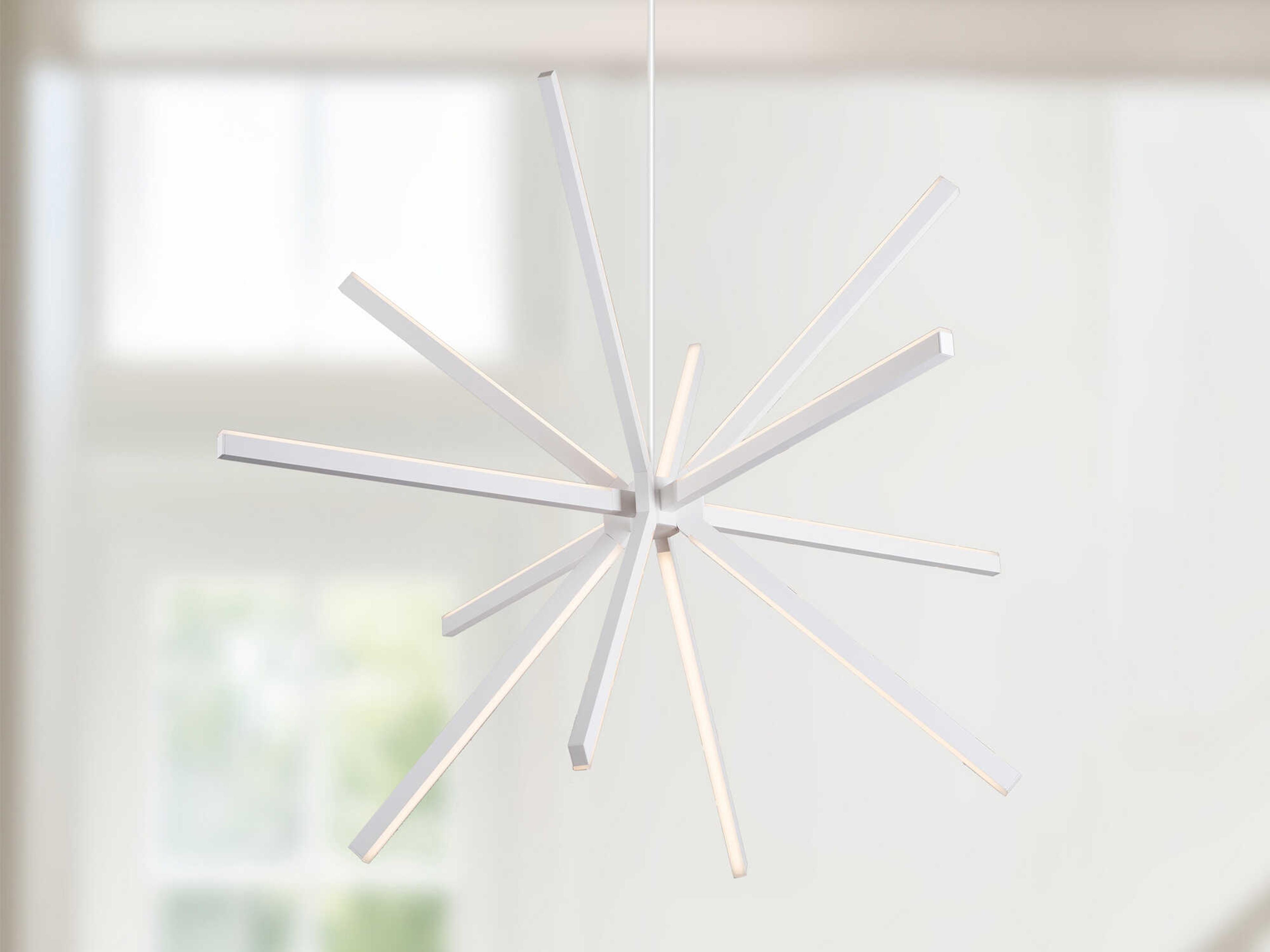 Kuzco Lighting Sirius White Sputnik Chandelier