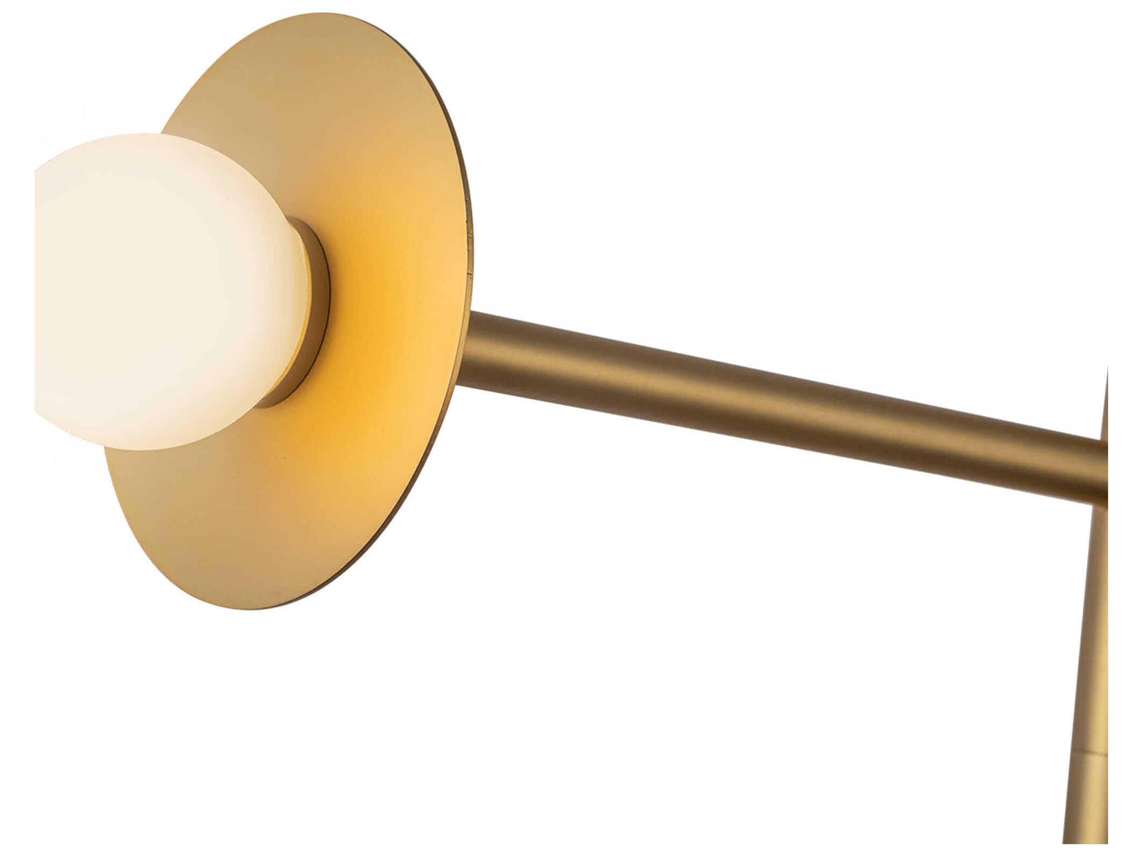 Kuzco Lighting Elixir Brushed Gold Chandelier