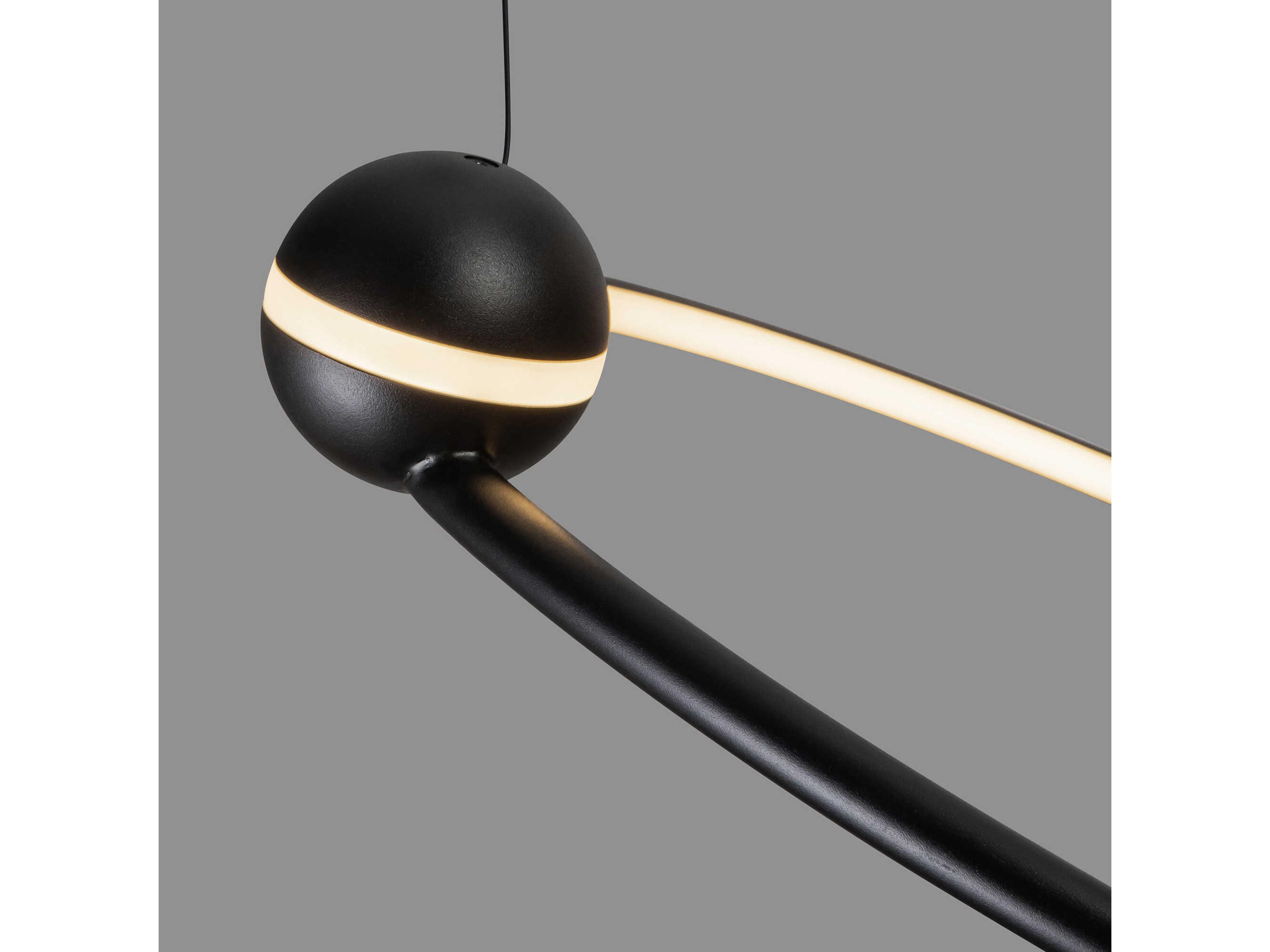 Kuzco Lighting Isho Black Round Chandelier