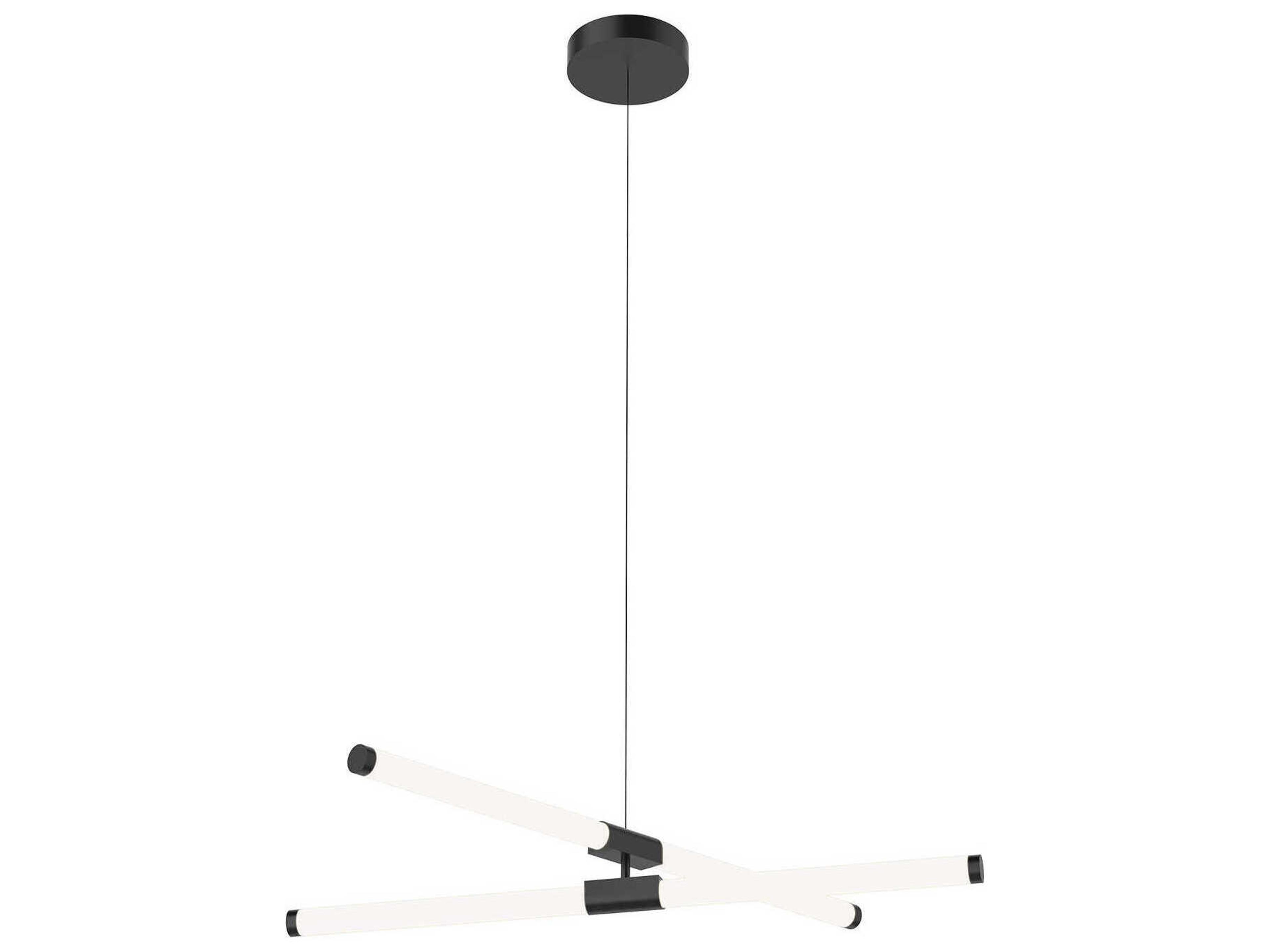 Kuzco Lighting Akari Black Linear Chandelier