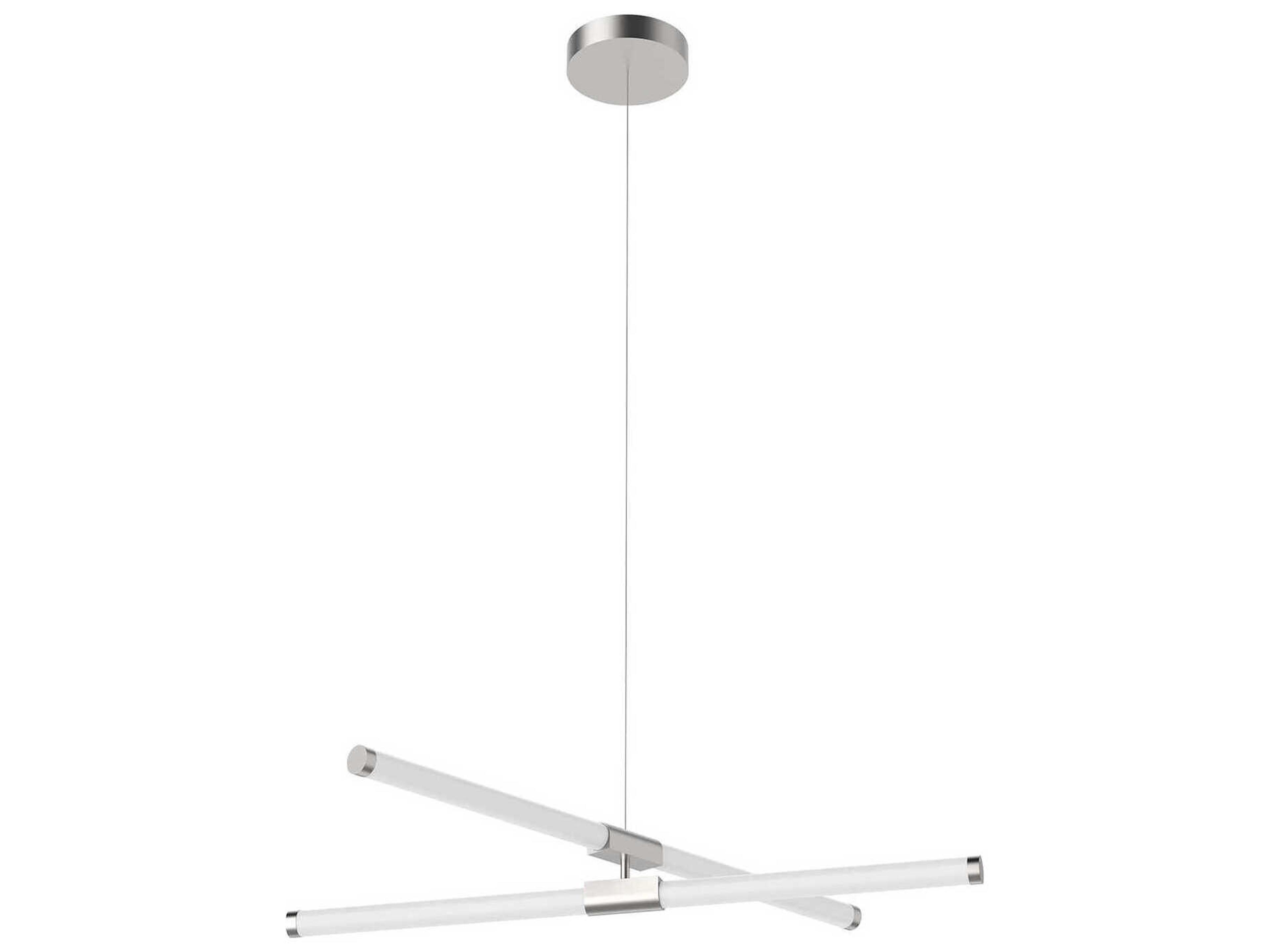Akari Brushed Nickel Linear Chandelier