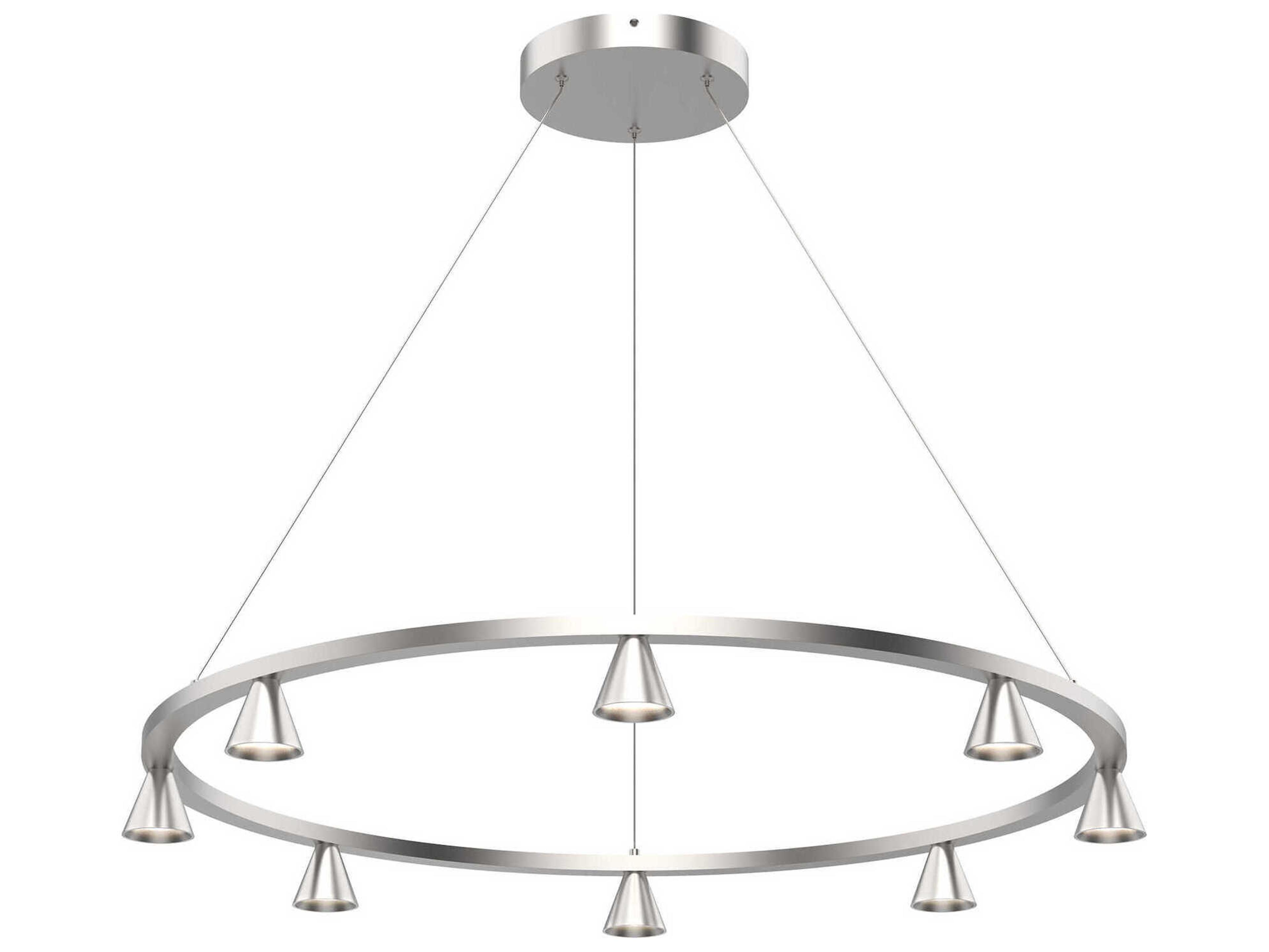 Kuzco Lighting Dune Brushed Nickel Chandelier