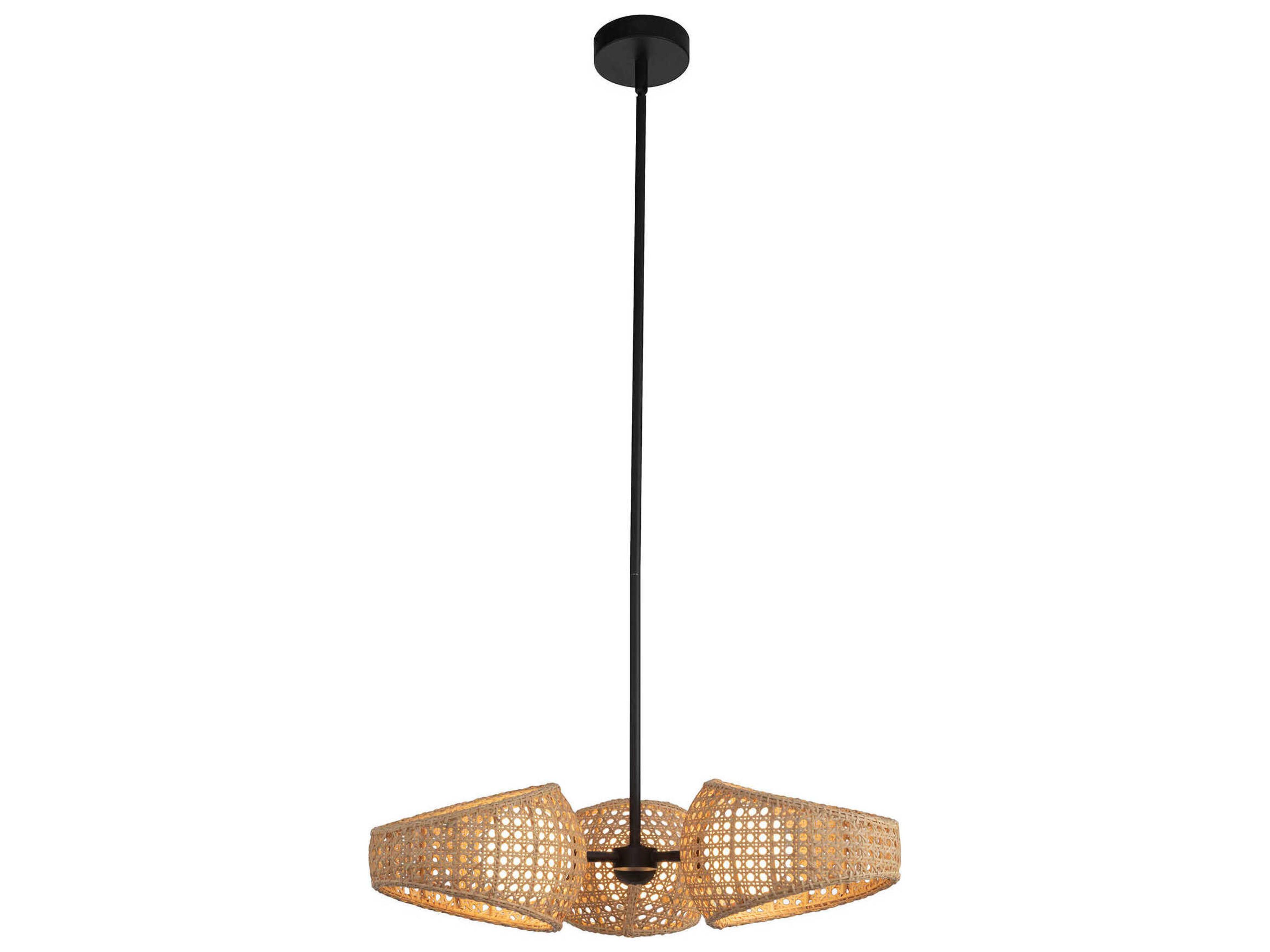 Kuzco Lighting Lanai Black Round Chandelier