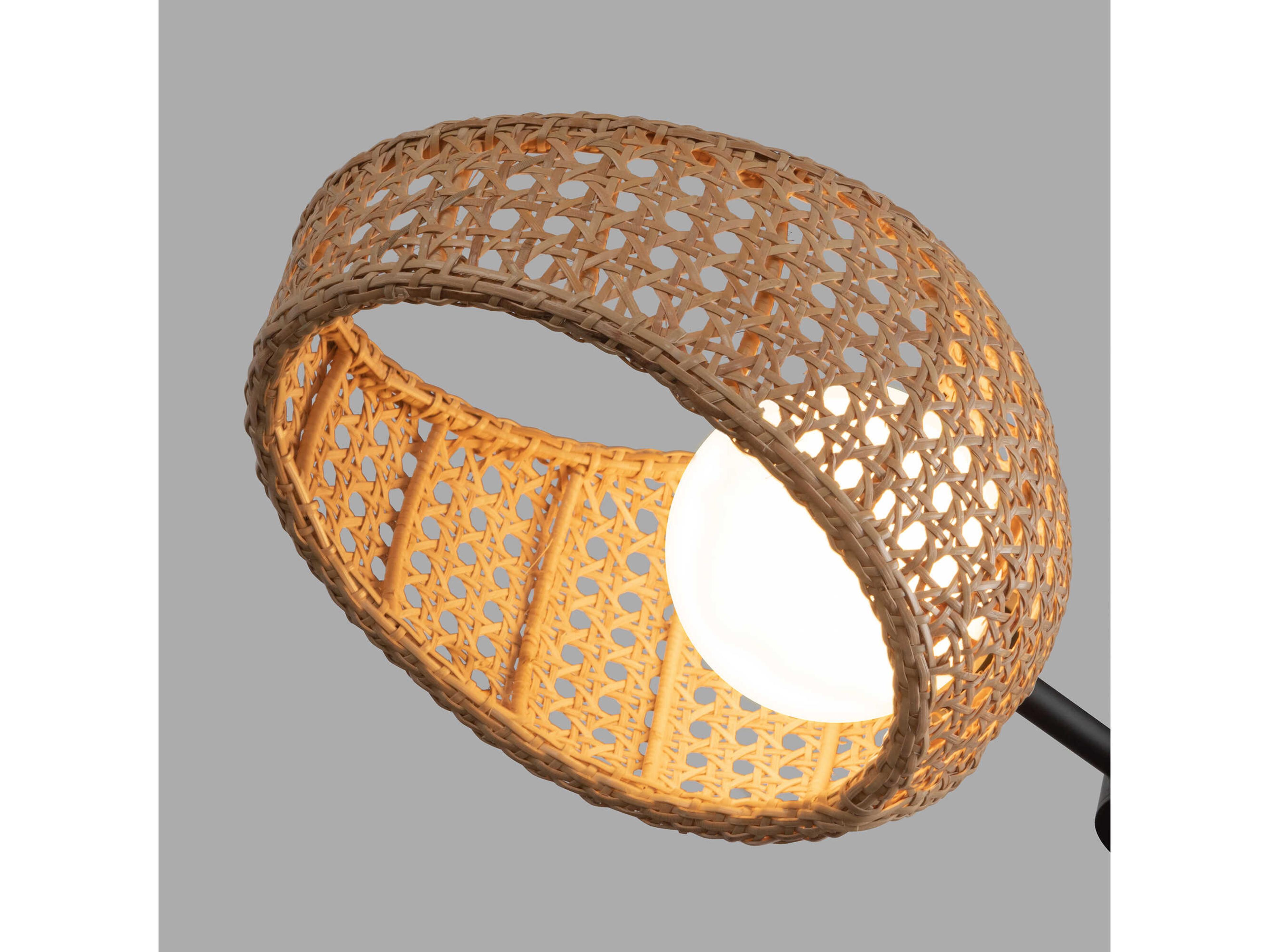 Kuzco Lighting Lanai Black Round Chandelier