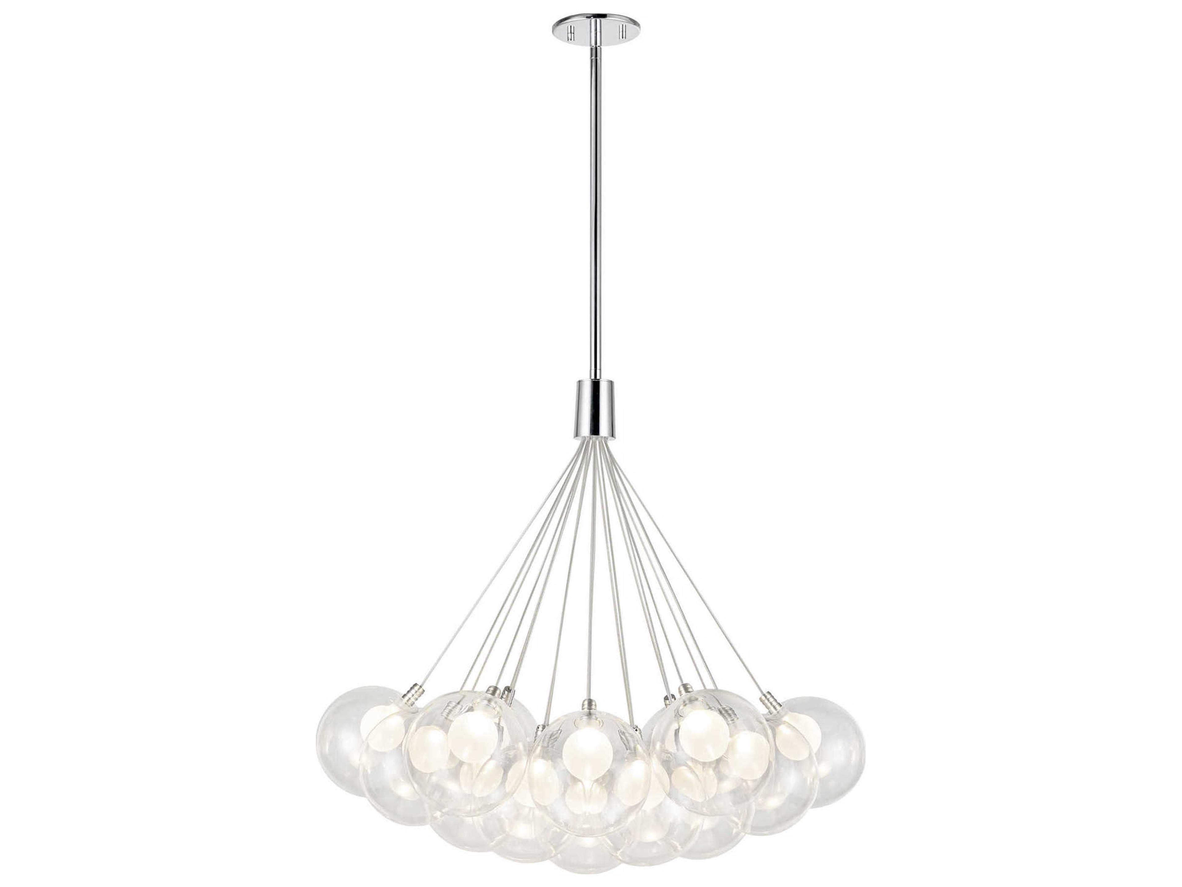Bolla Chrome Globe Chandelier