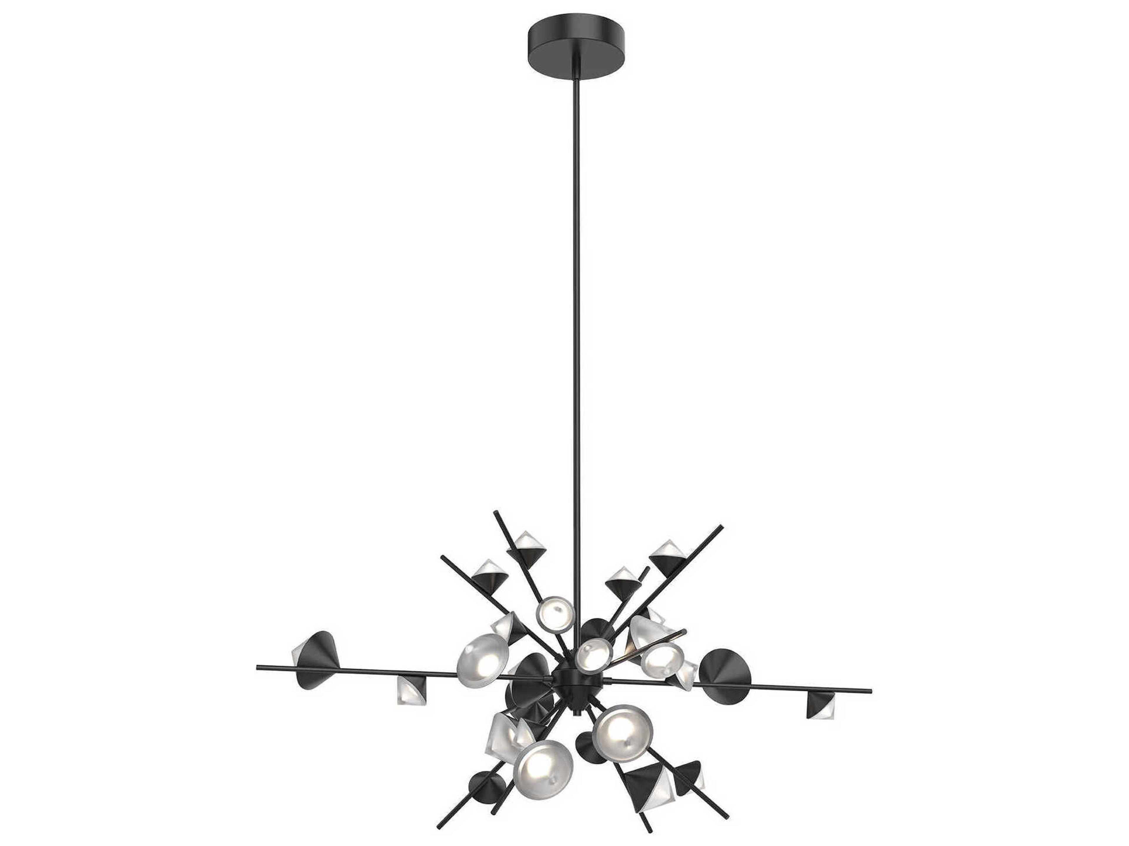 Geode Black Sputnik Chandelier