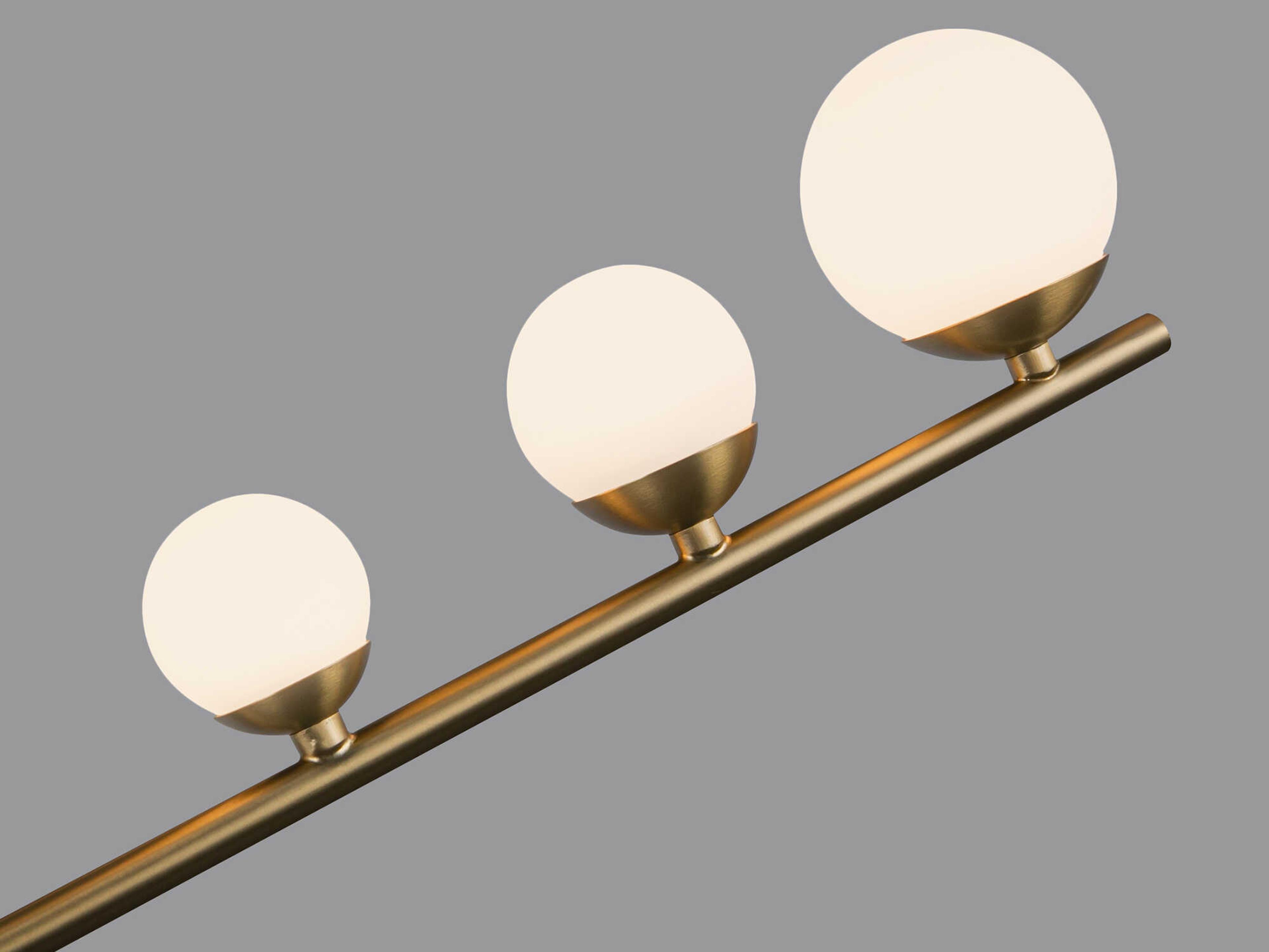 Kuzco Lighting Juniper Brushed Gold Globe Chandelier