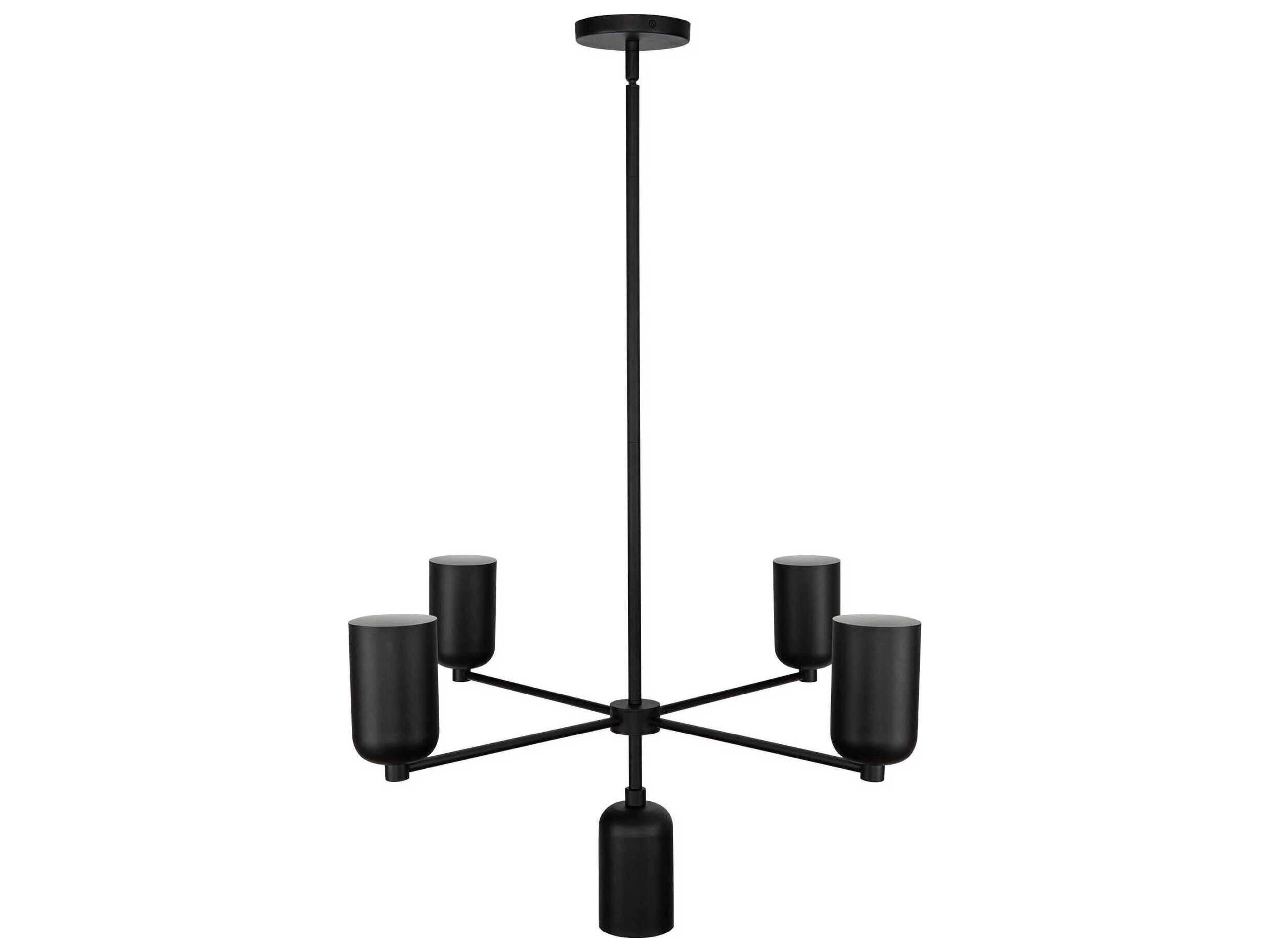 Kuzco Lighting Nola 5-Light Black Chandelier