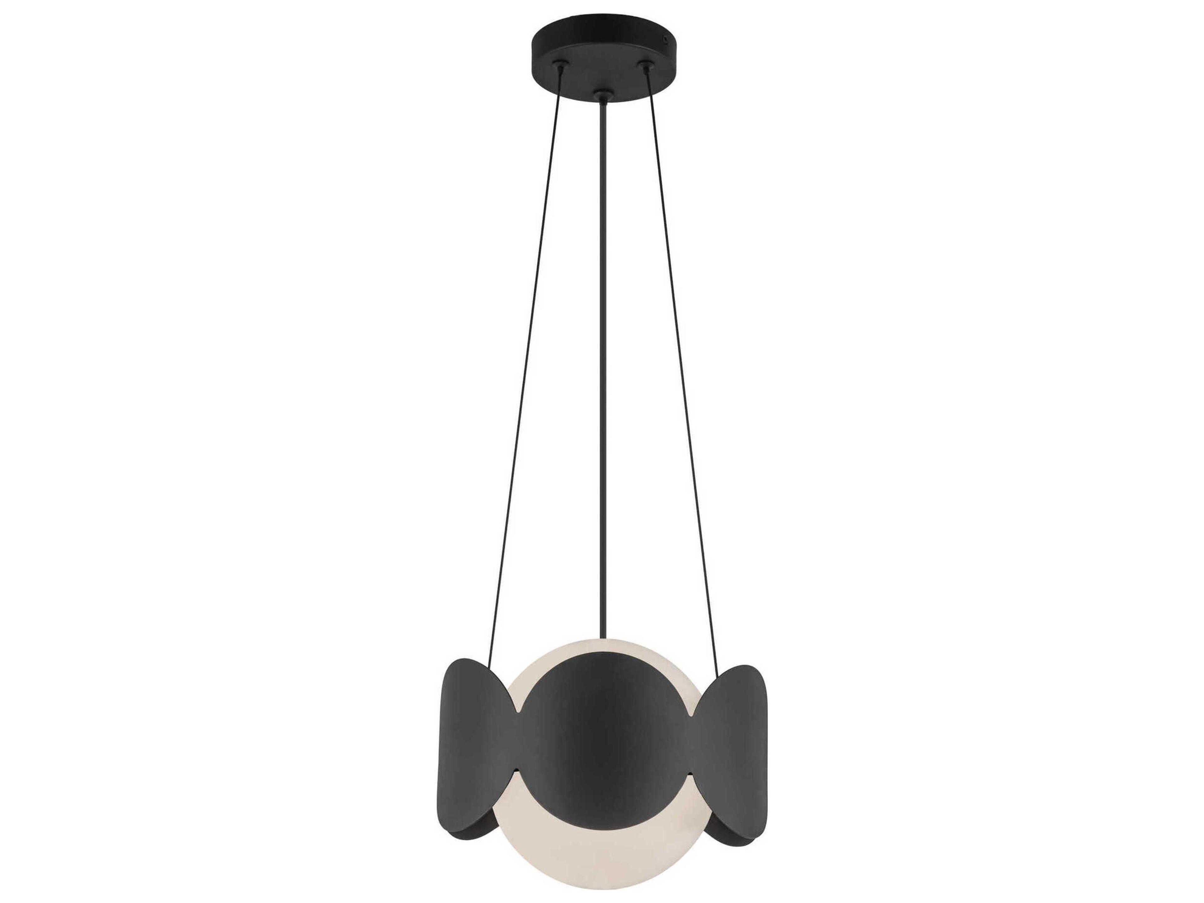 Kuzco Lighting Ciel 1-Light Black Globe Chandelier