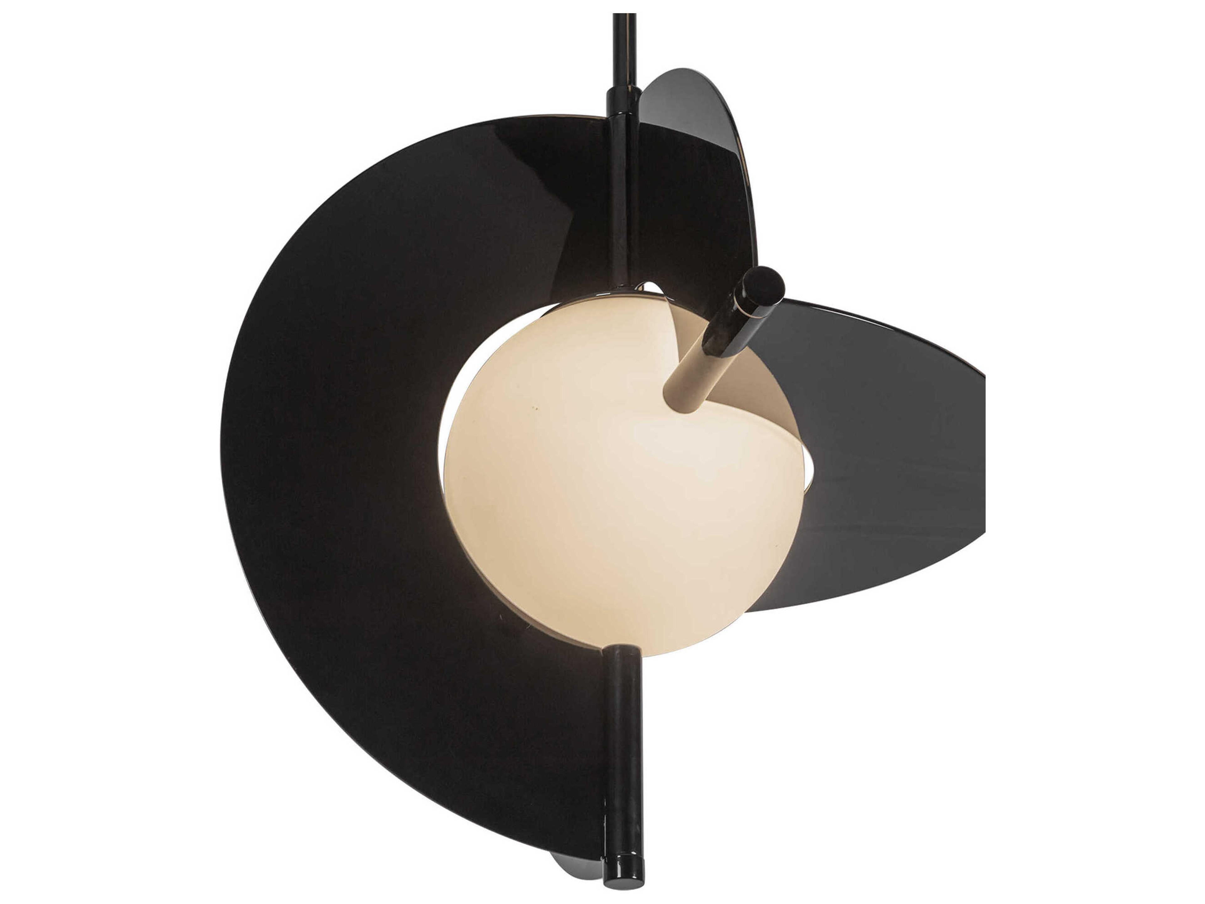 Kuzco Lighting Scorpio Glossy Black Geometric Chandelier