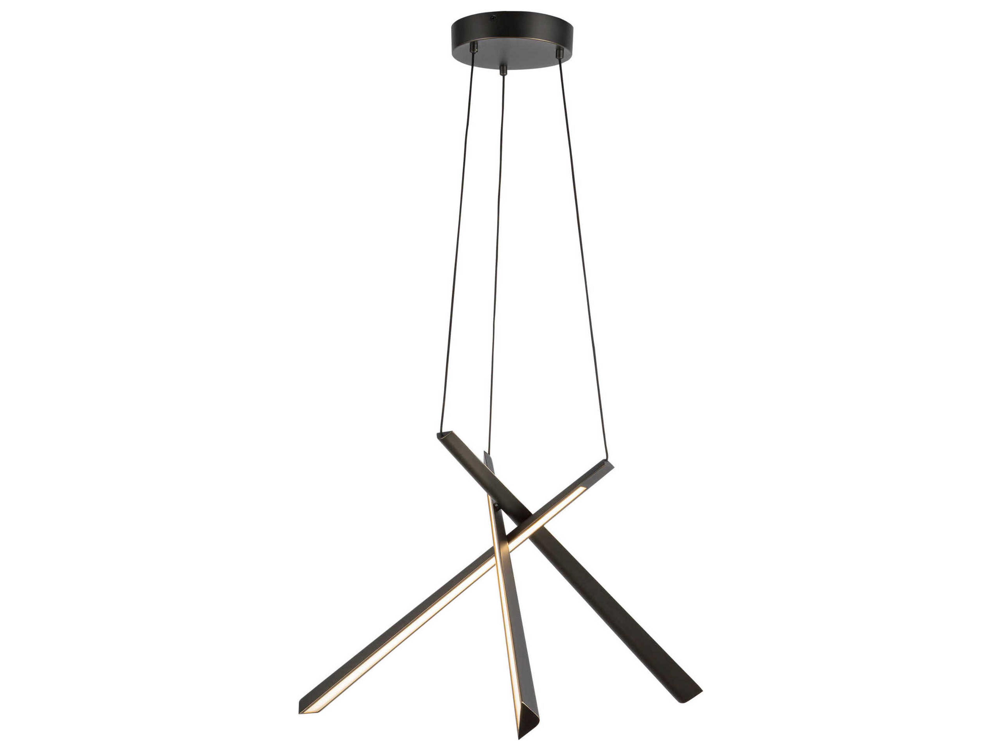Lex Urban Bronze Linear Chandelier