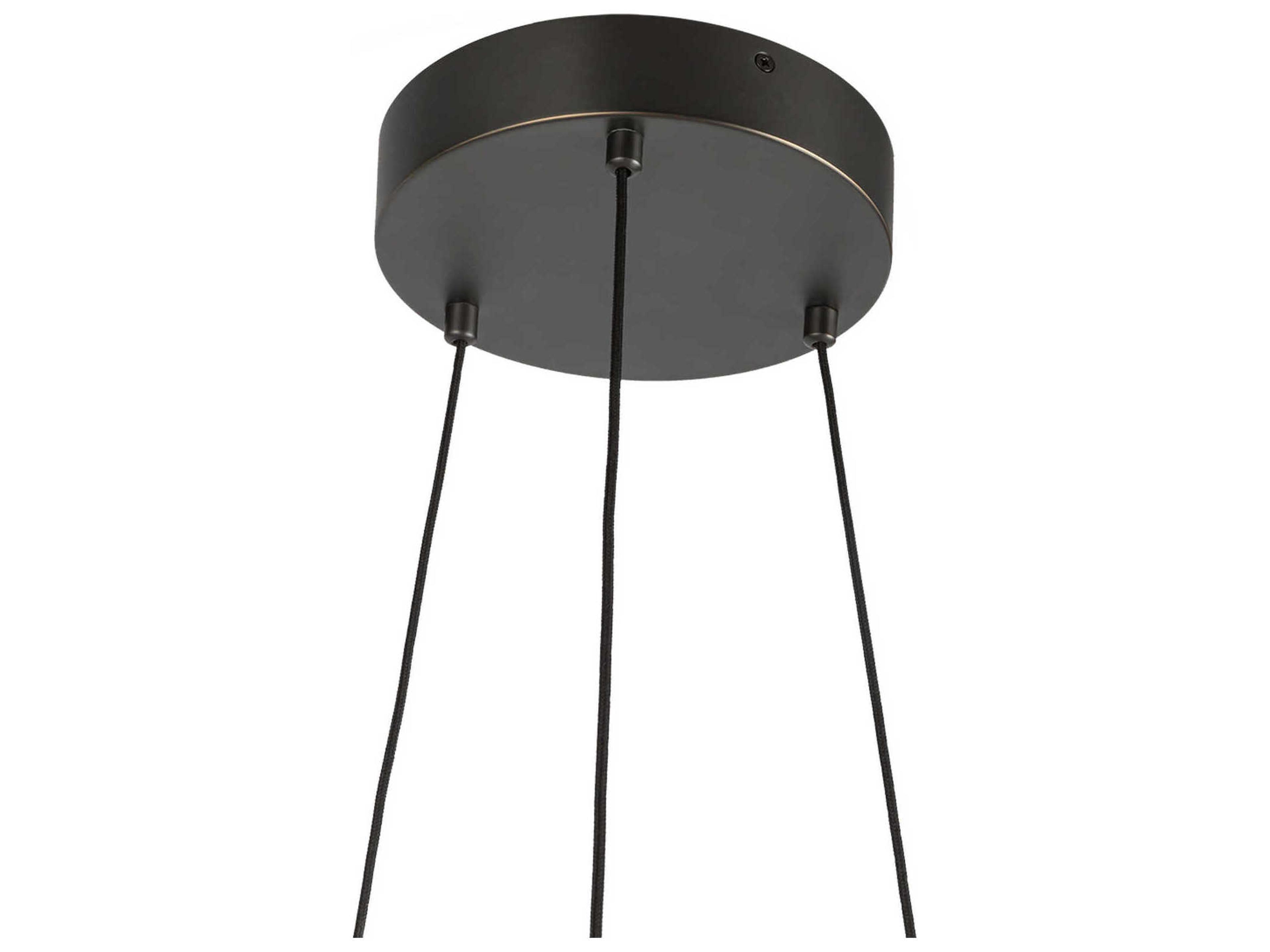 Kuzco Lighting Lex Urban Bronze Linear Chandelier