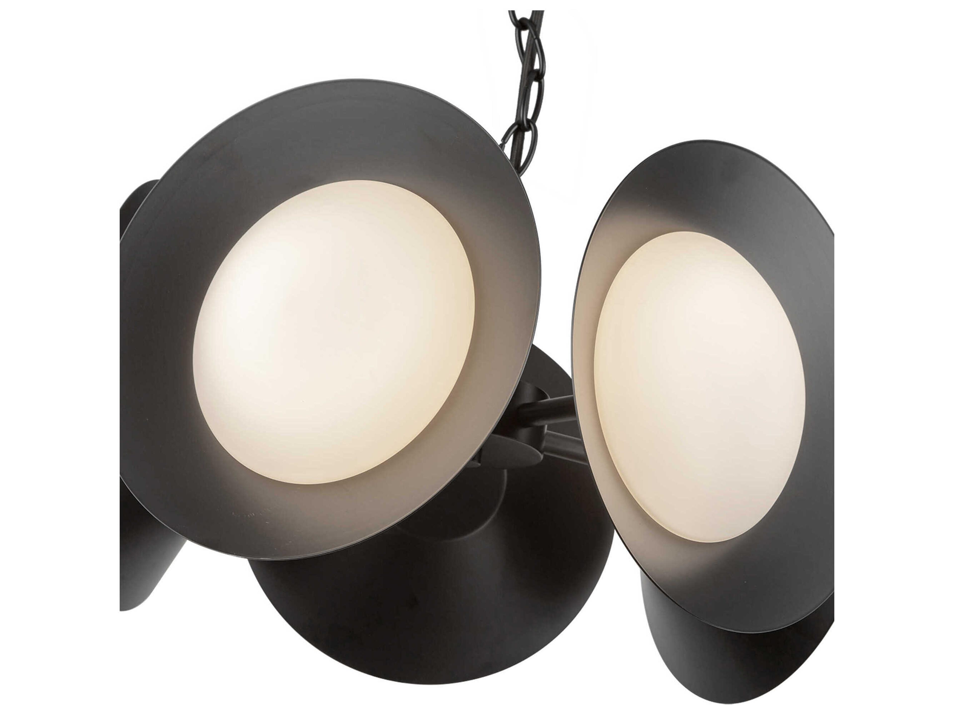 Kuzco Lighting Cleo Black Round Chandelier