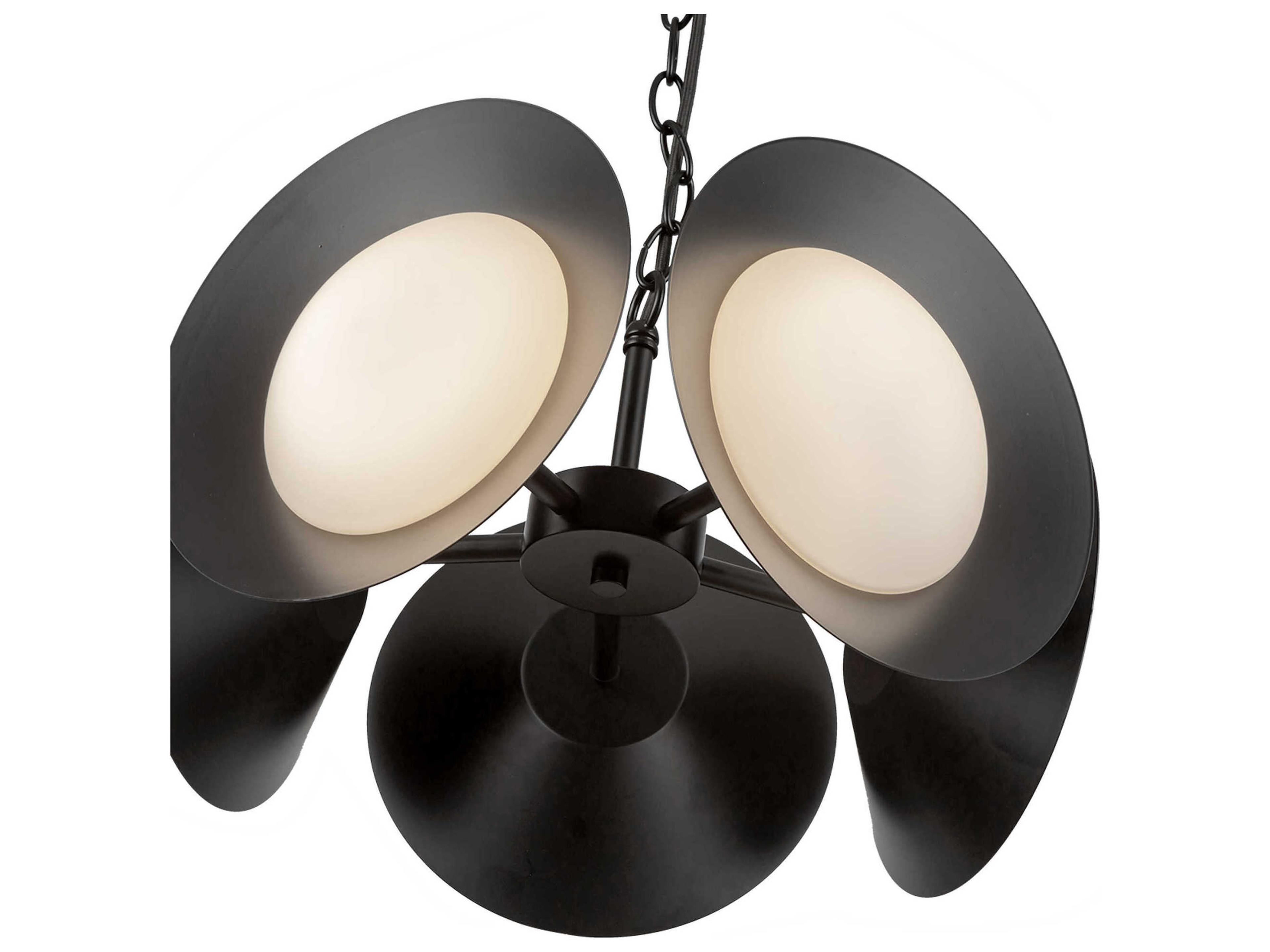 Kuzco Lighting Cleo Black Round Chandelier