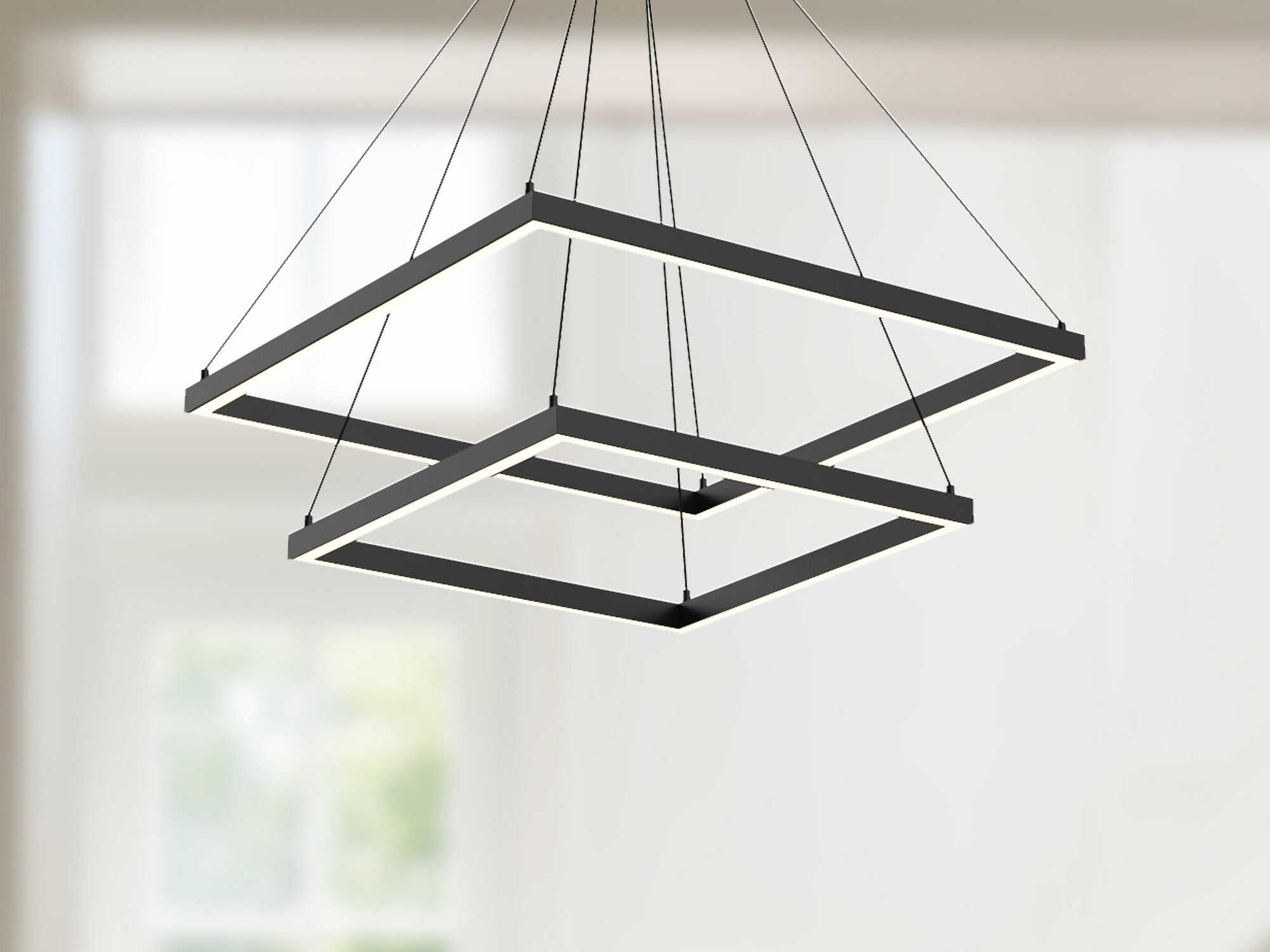 Kuzco Lighting Piazza Black Chandelier
