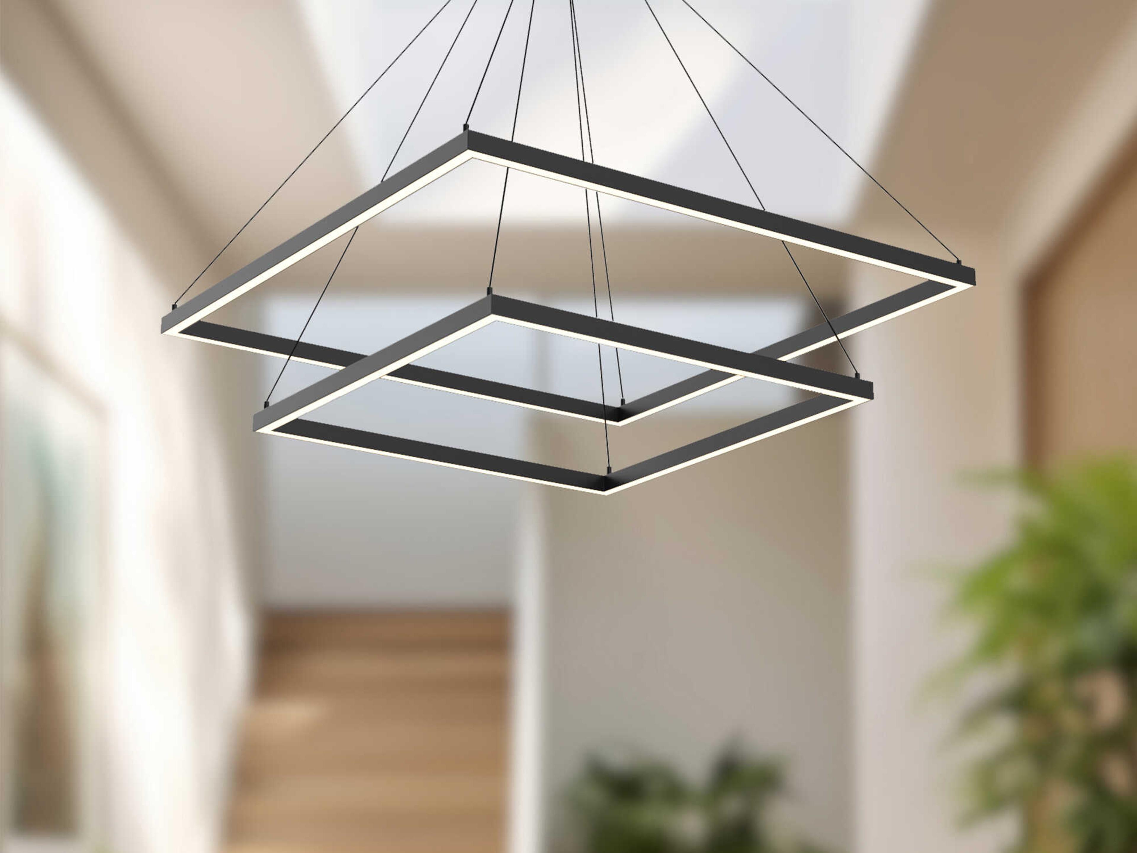 Kuzco Lighting Piazza Black Chandelier