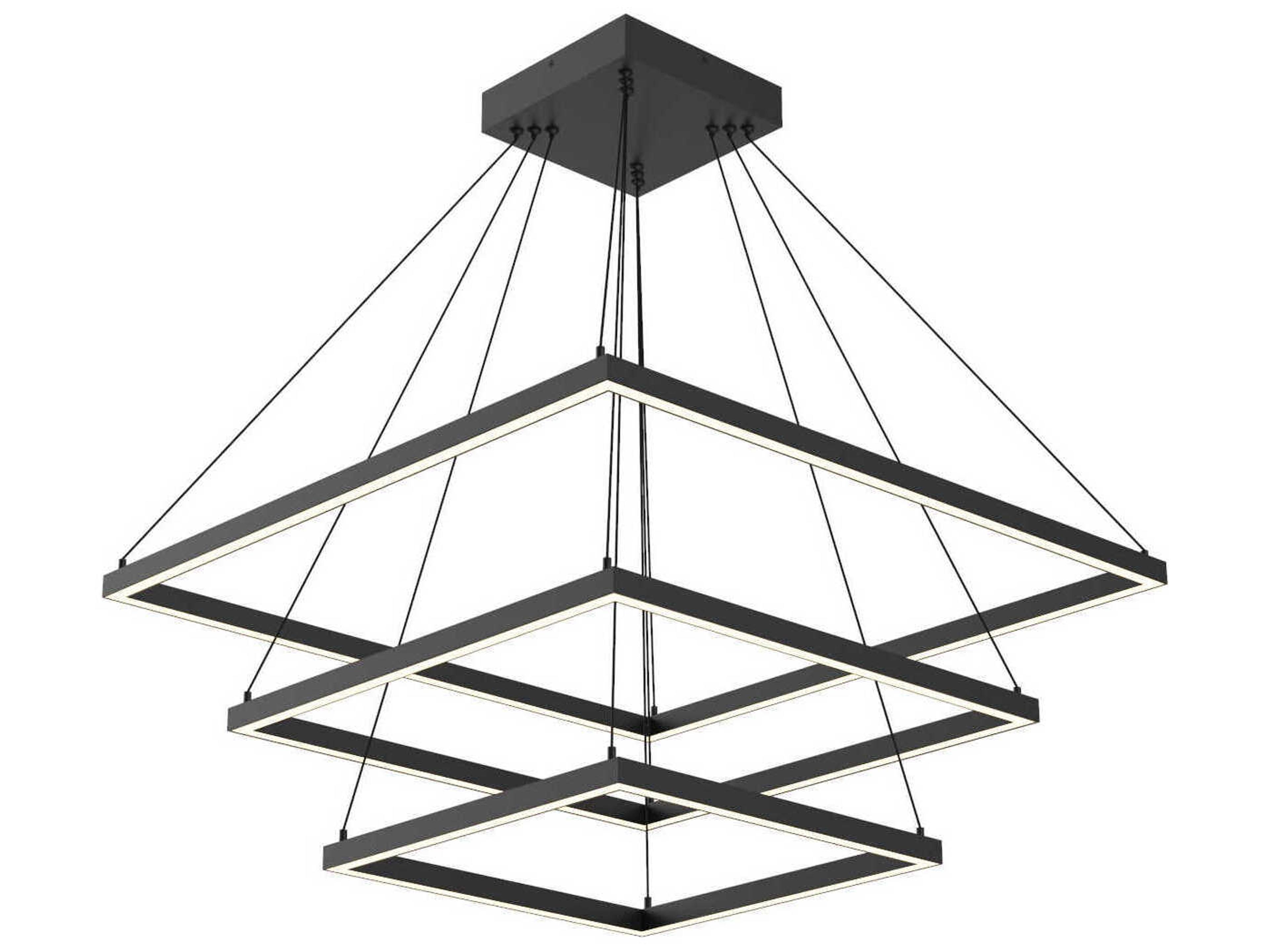 Kuzco Lighting Piazza Black Chandelier