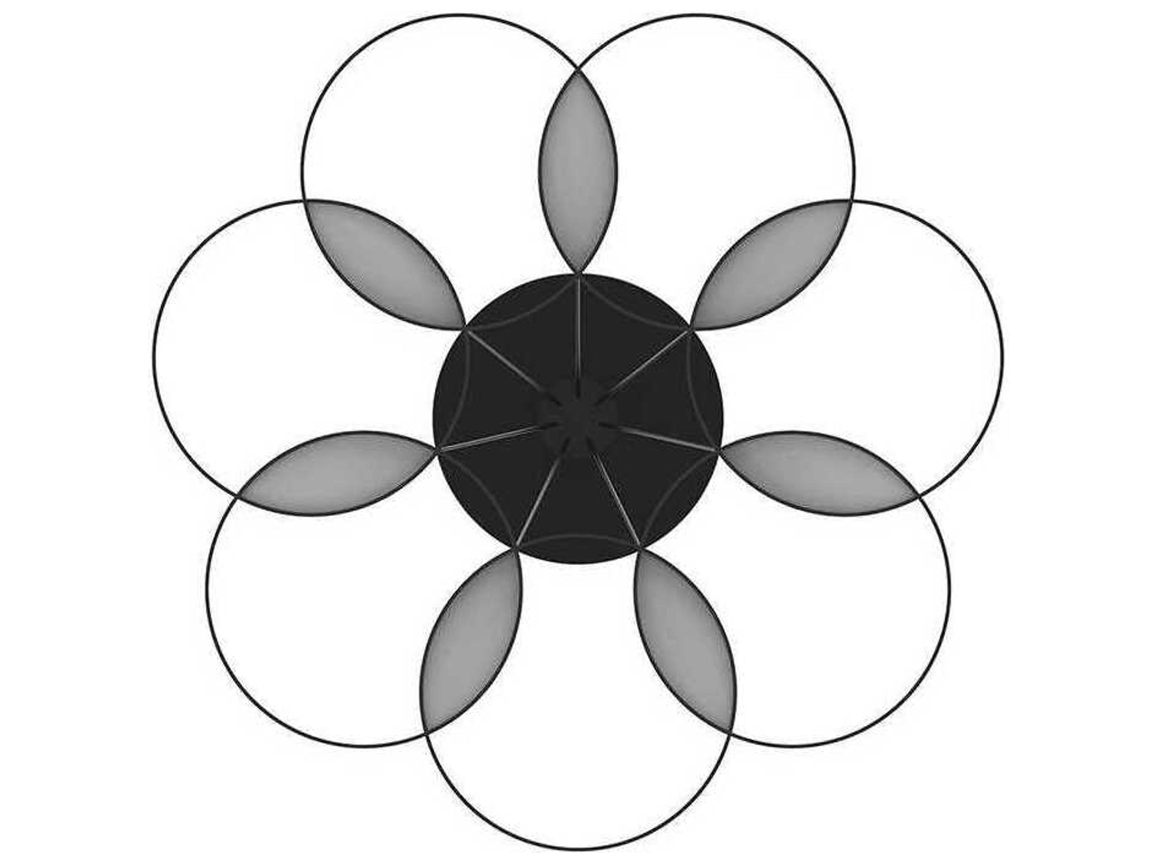 Kuzco Lighting Maestro Black Geometric Chandelier