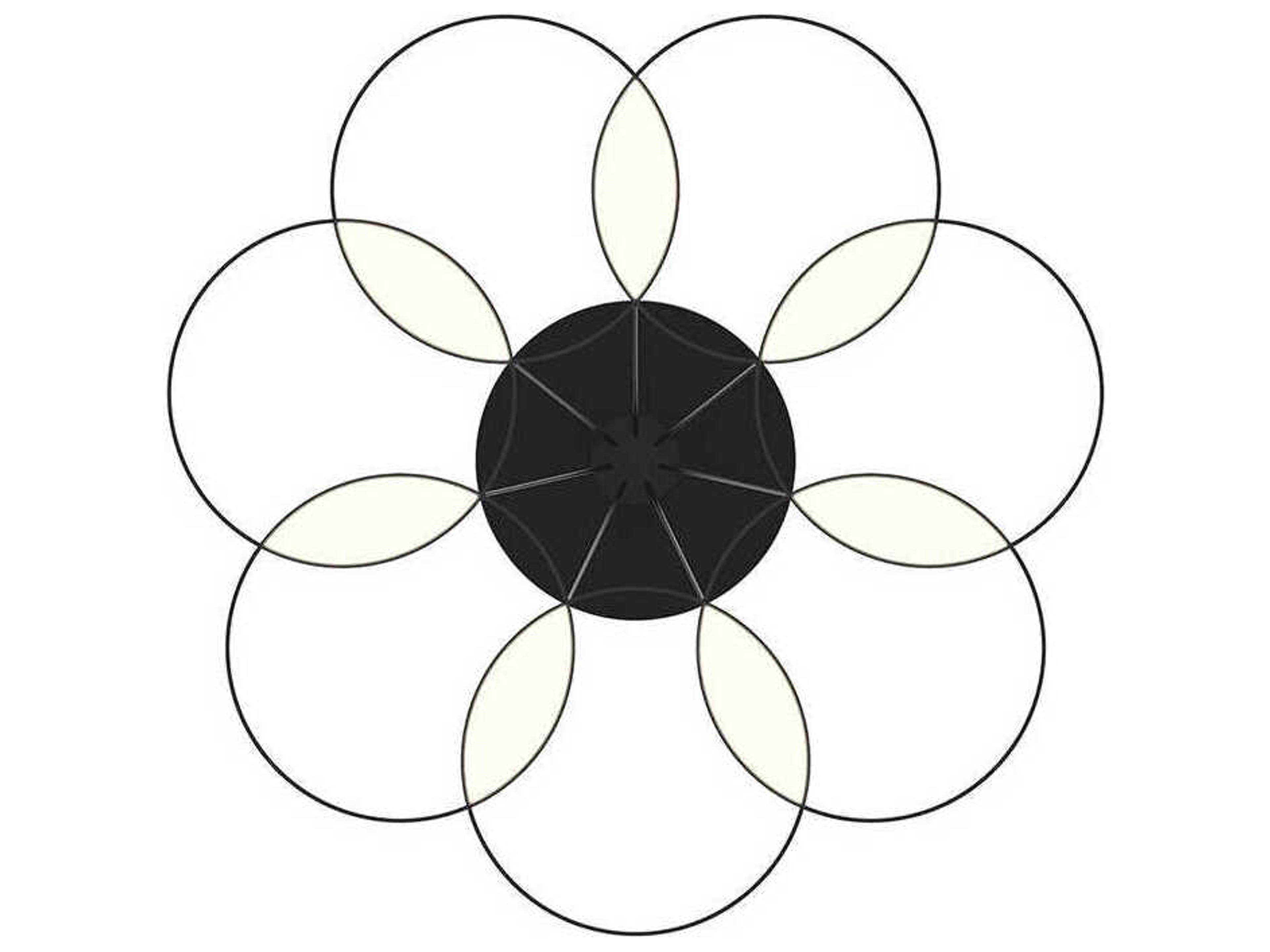 Kuzco Lighting Maestro Black Geometric Chandelier