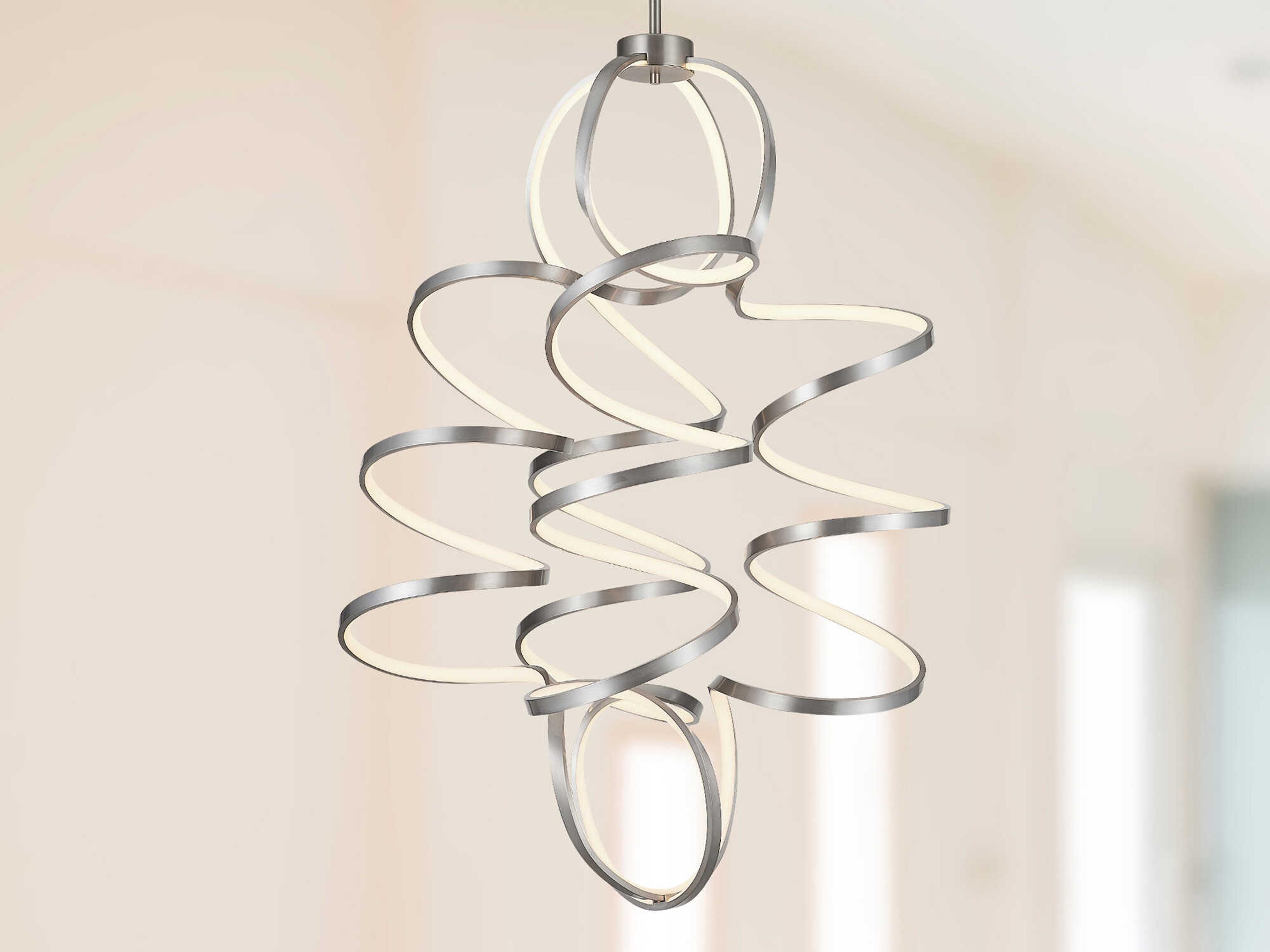 Kuzco Lighting Synergy Antique Silver Chandelier