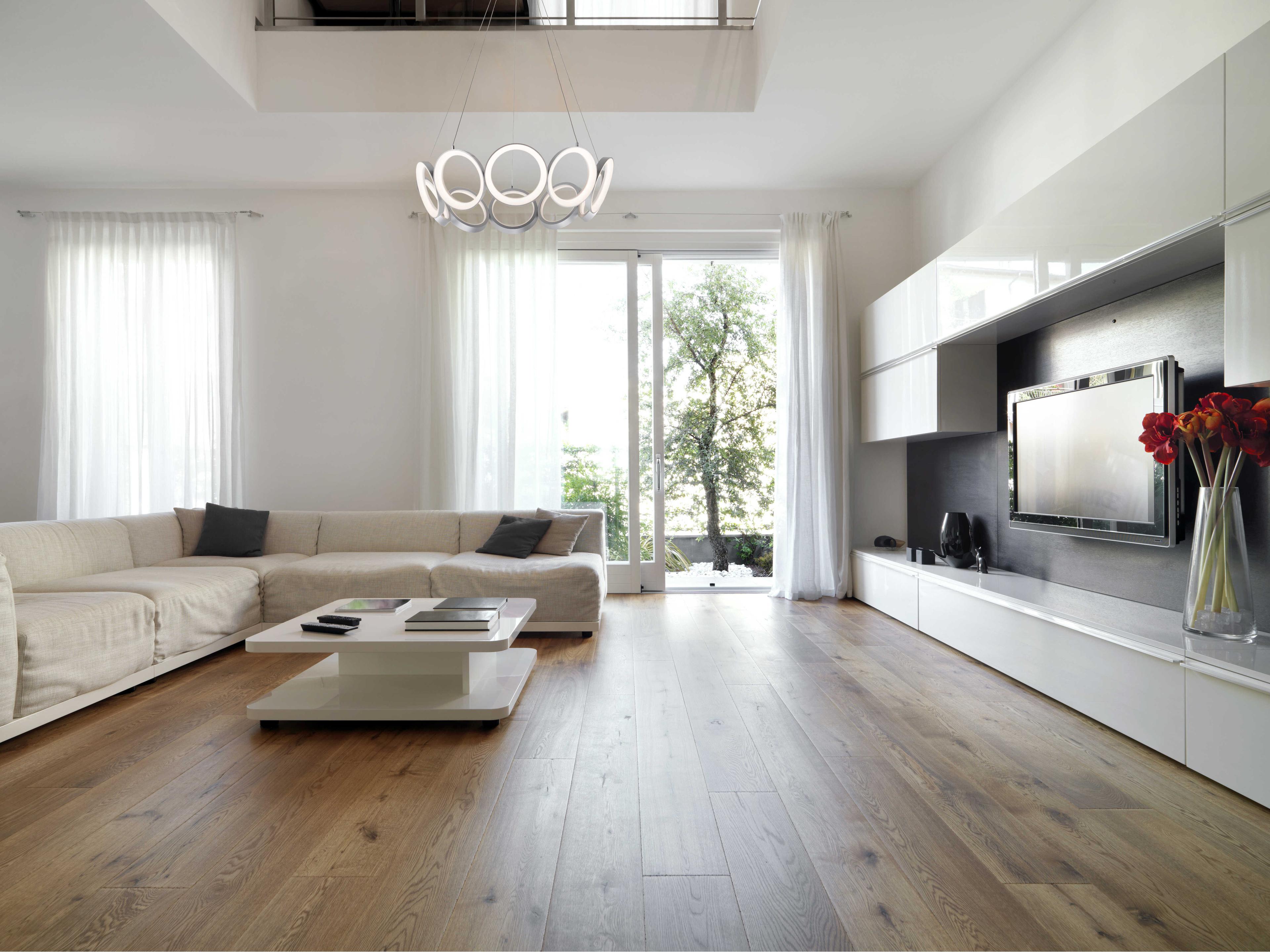 Kuzco Lighting Oros Antique Silver Round Chandelier