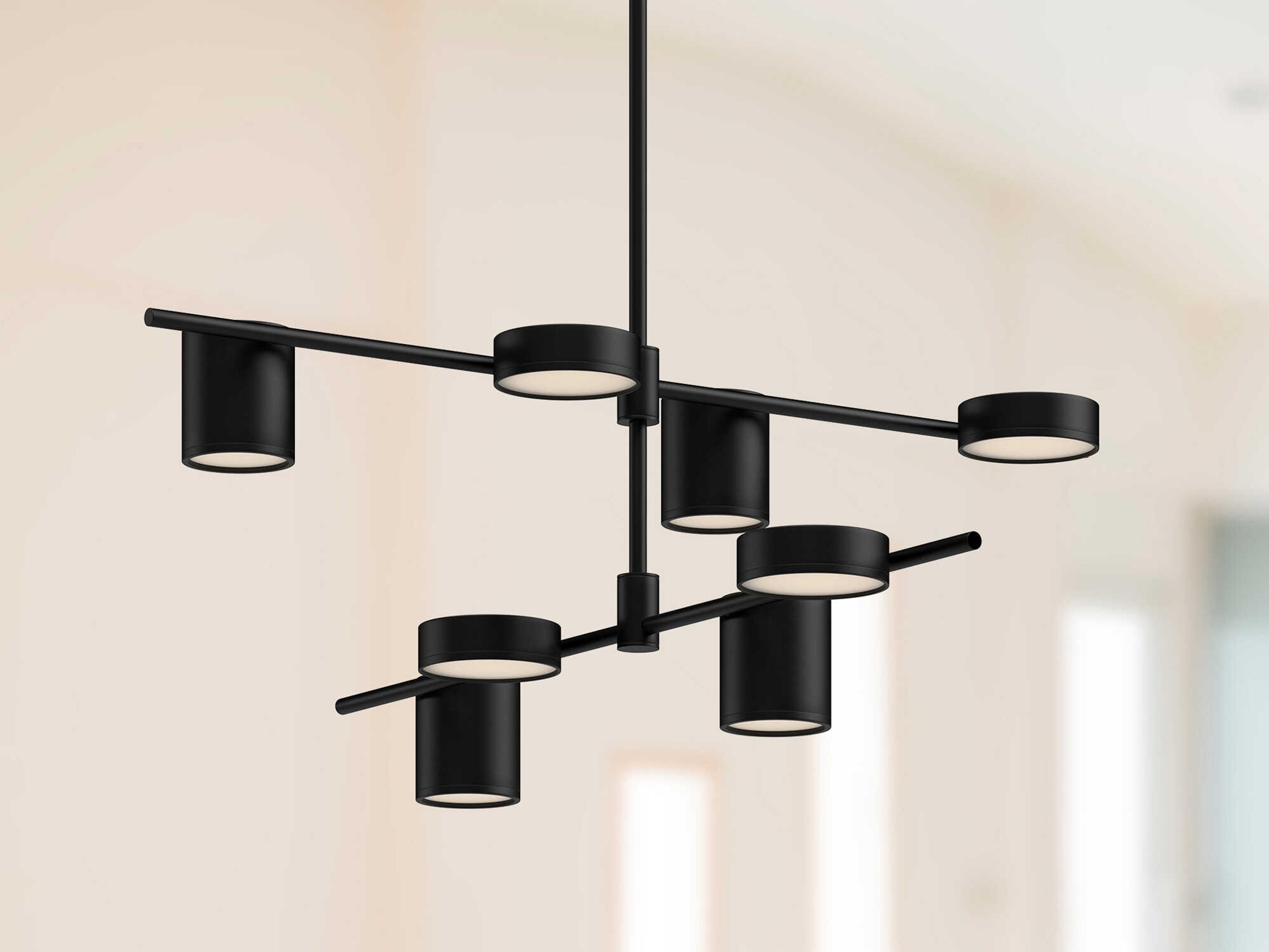 Kuzco Lighting Jayden Black Chandelier