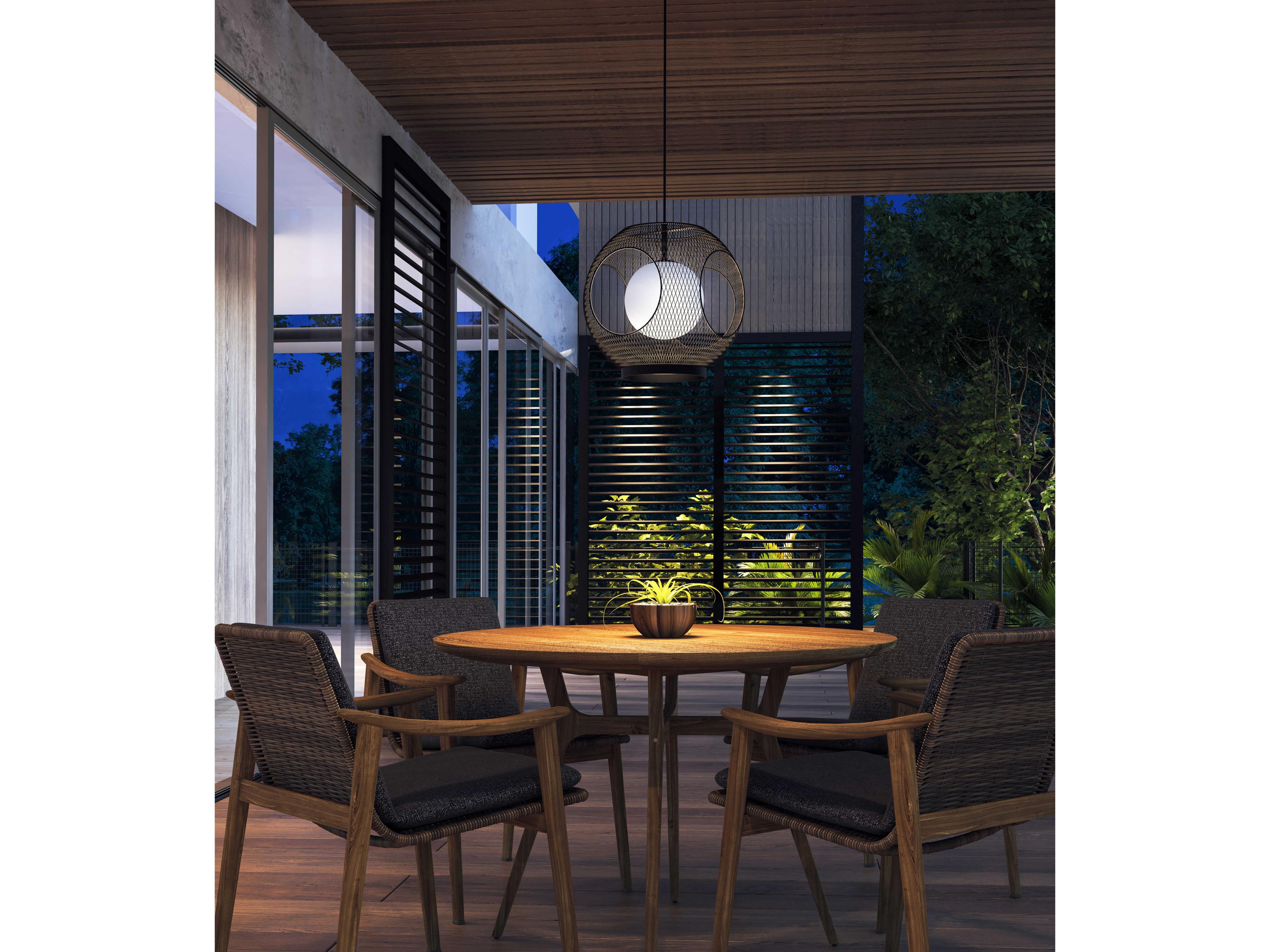 Kuzco Lighting Kona 1-Light Outdoor Hanging Light