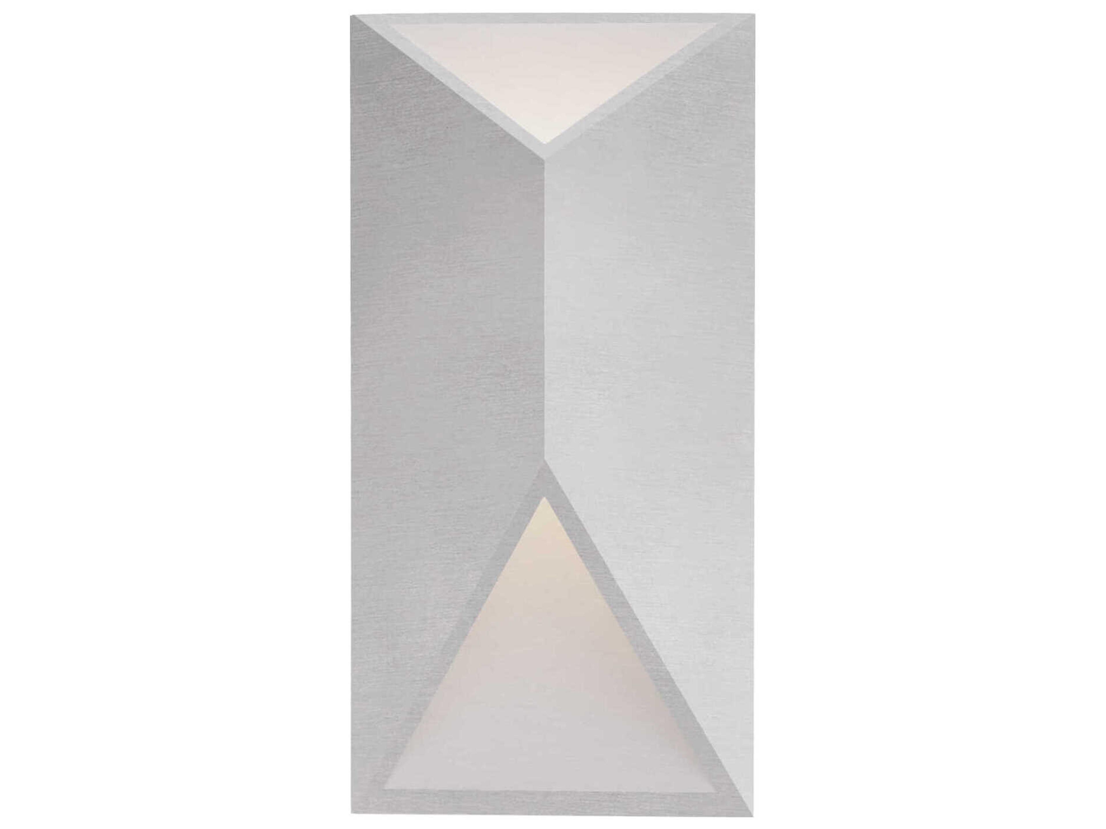 Indio Brushed Nickel White Wall Sconce