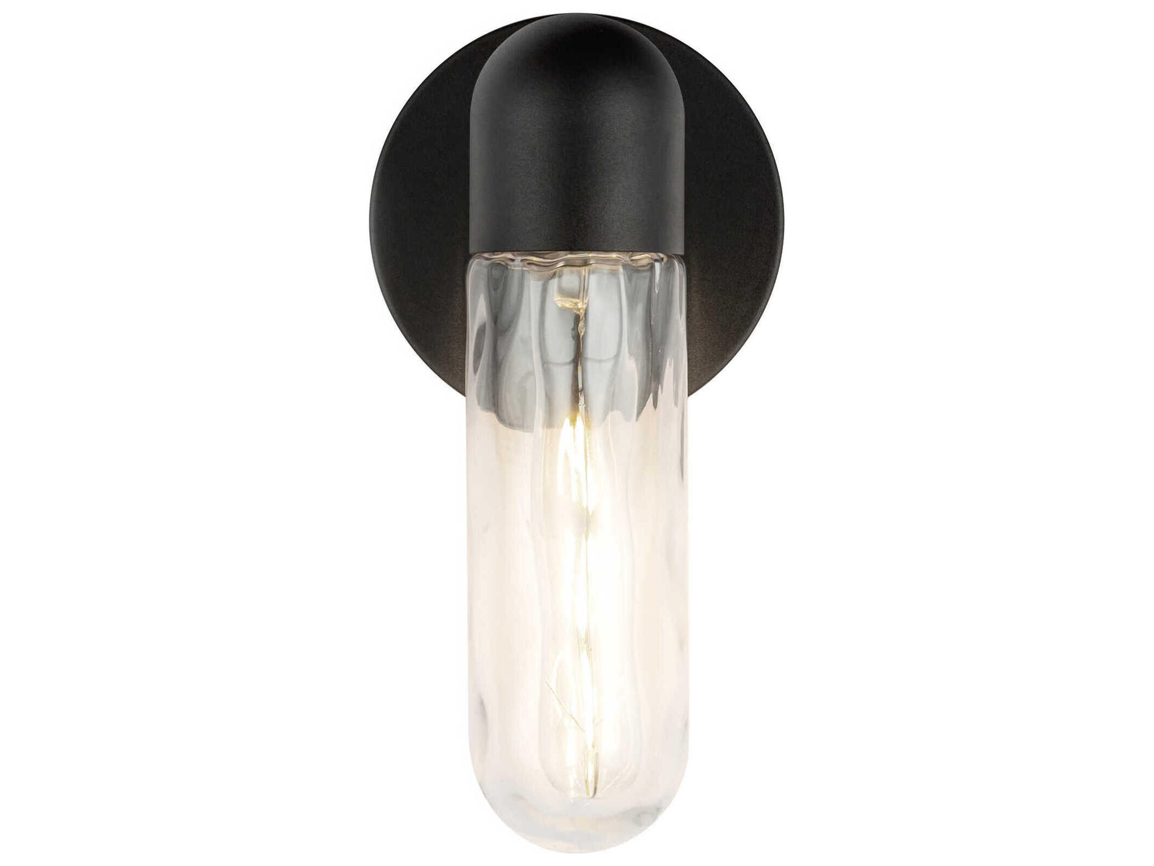 Kuzco Lighting Lima 1-Light Black Wall Sconce
