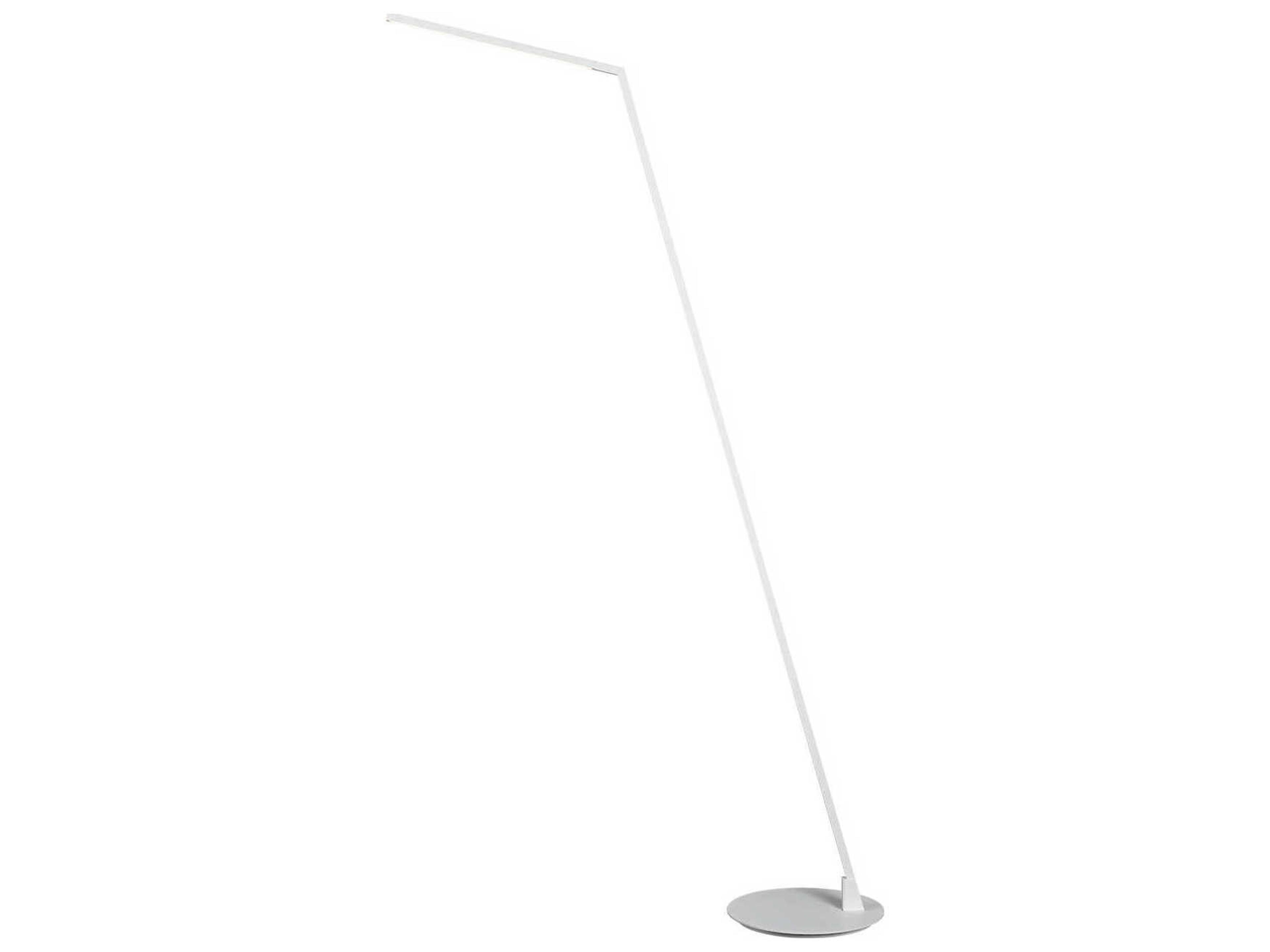 Miter White Floor Lamp