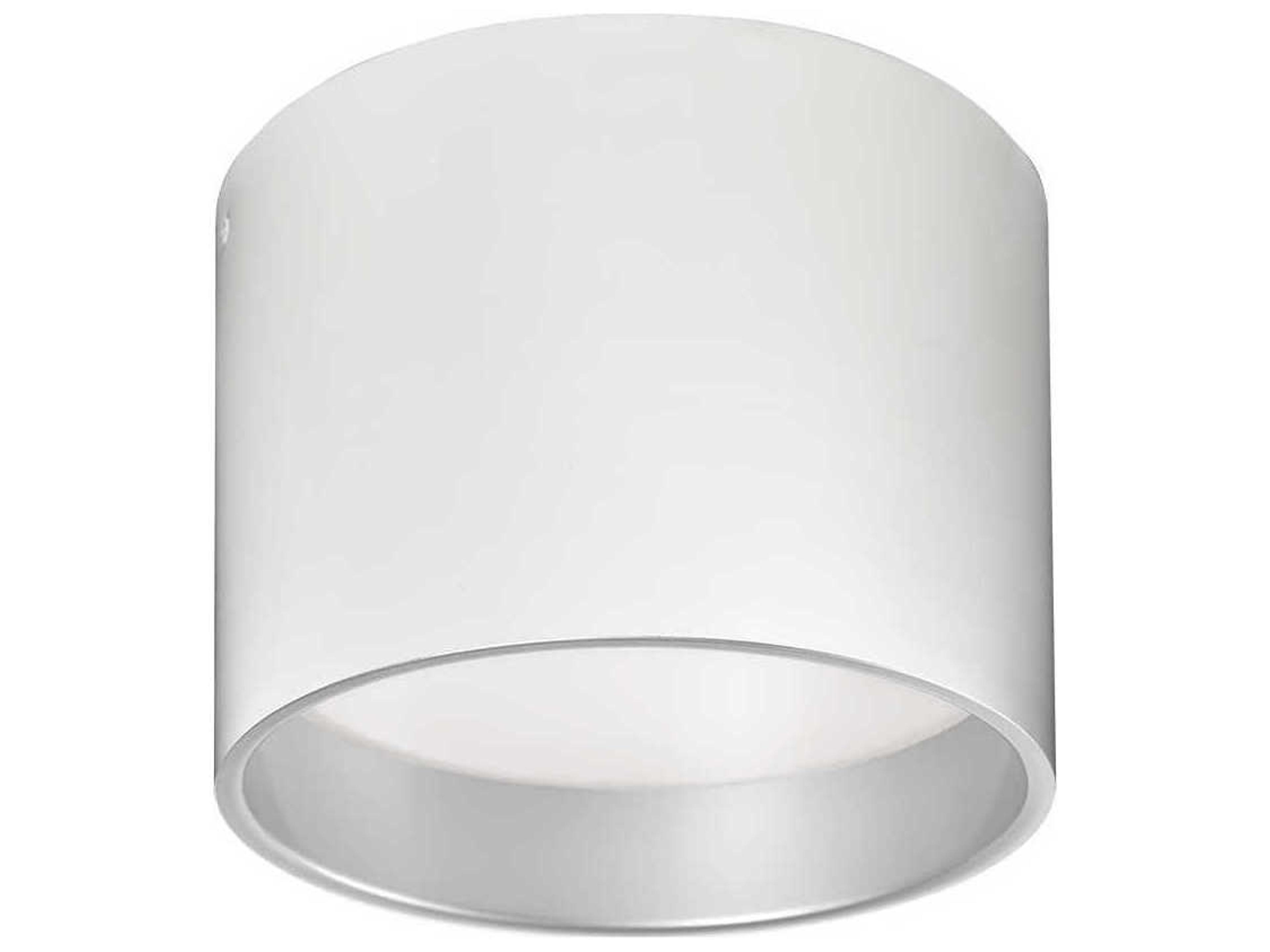 Mousinni White Round Flush Mount