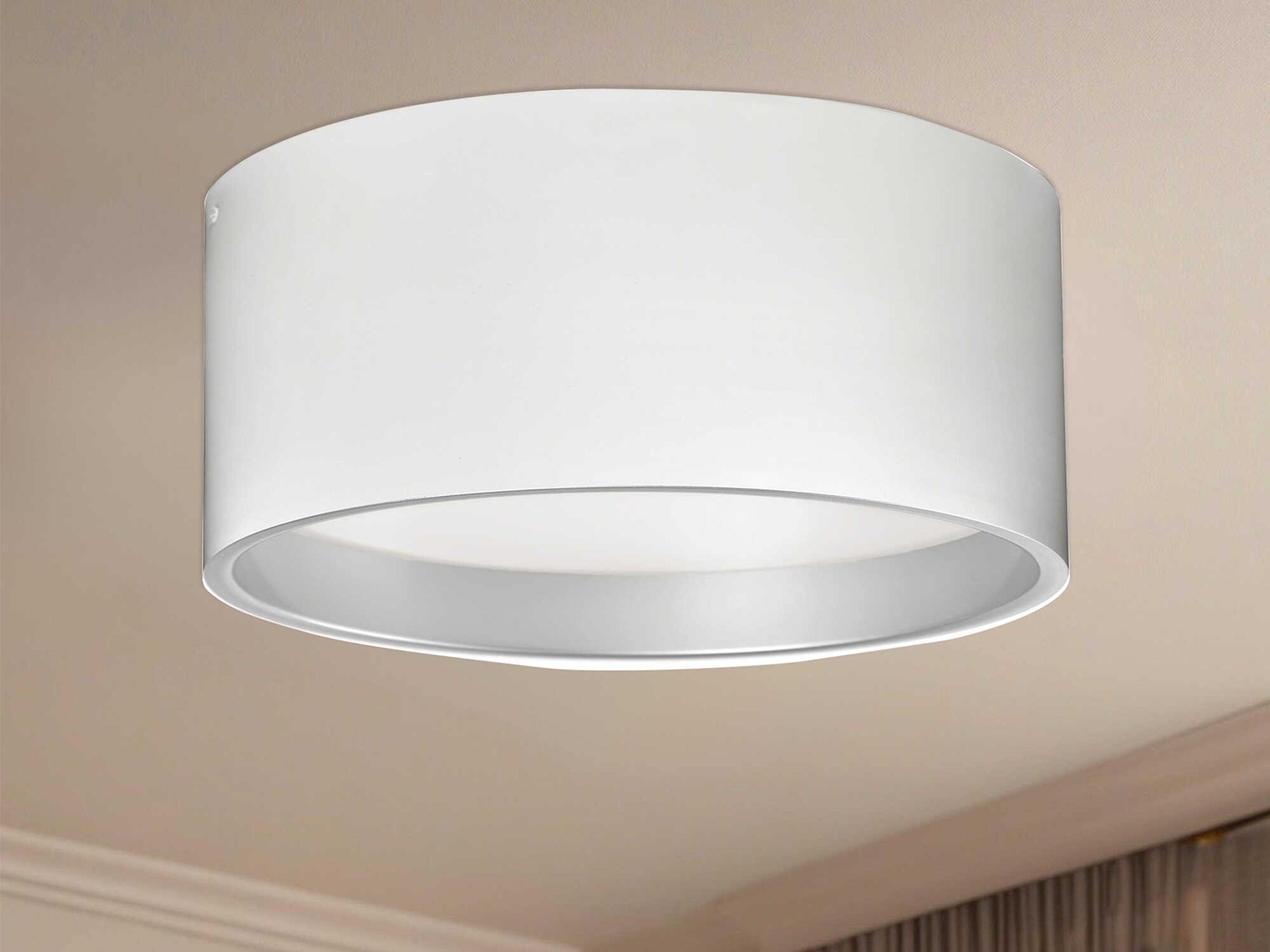Kuzco Lighting Mousinni White Linear Flush Mount