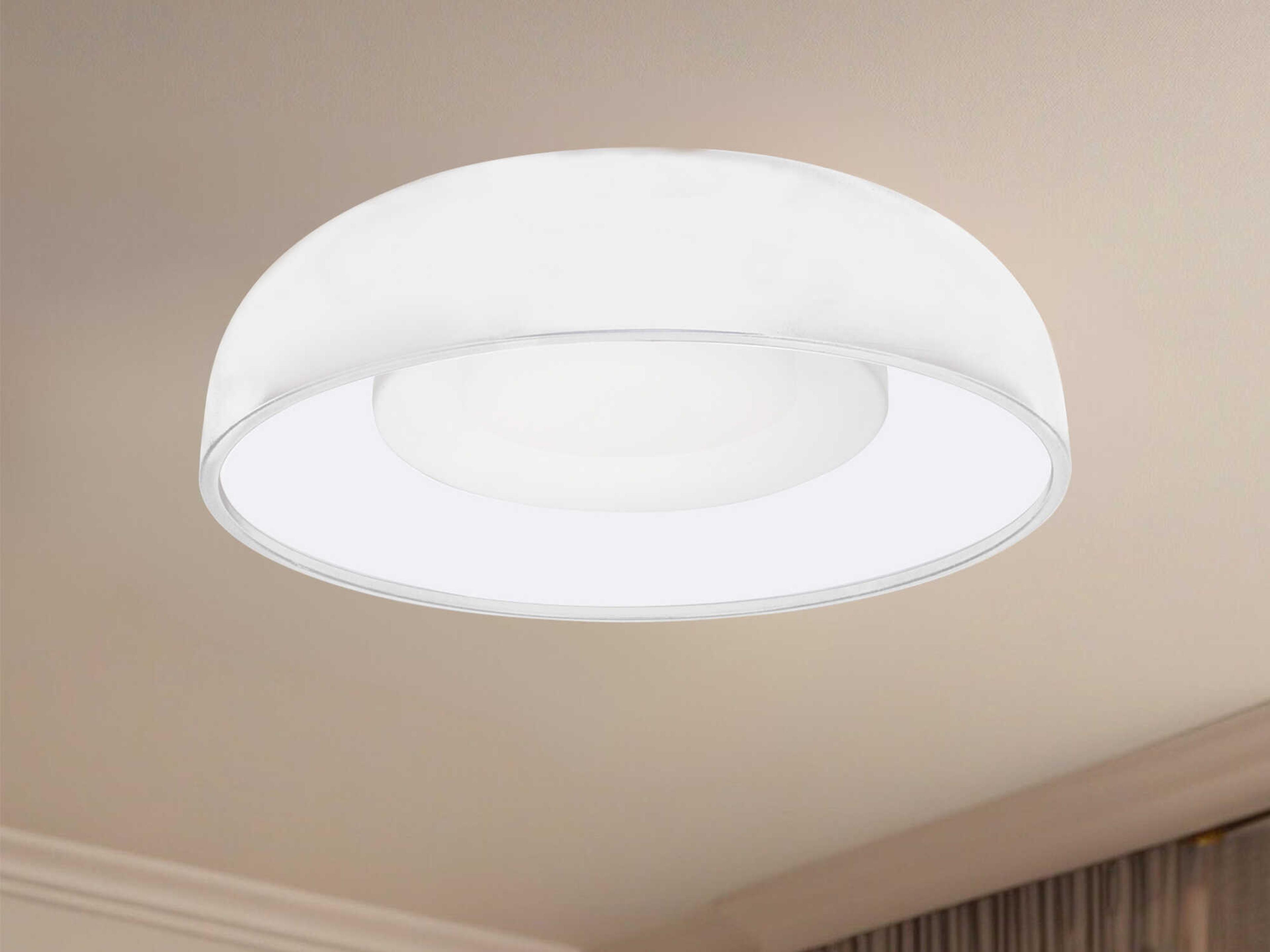 Kuzco Lighting Beacon White Round Flush Mount