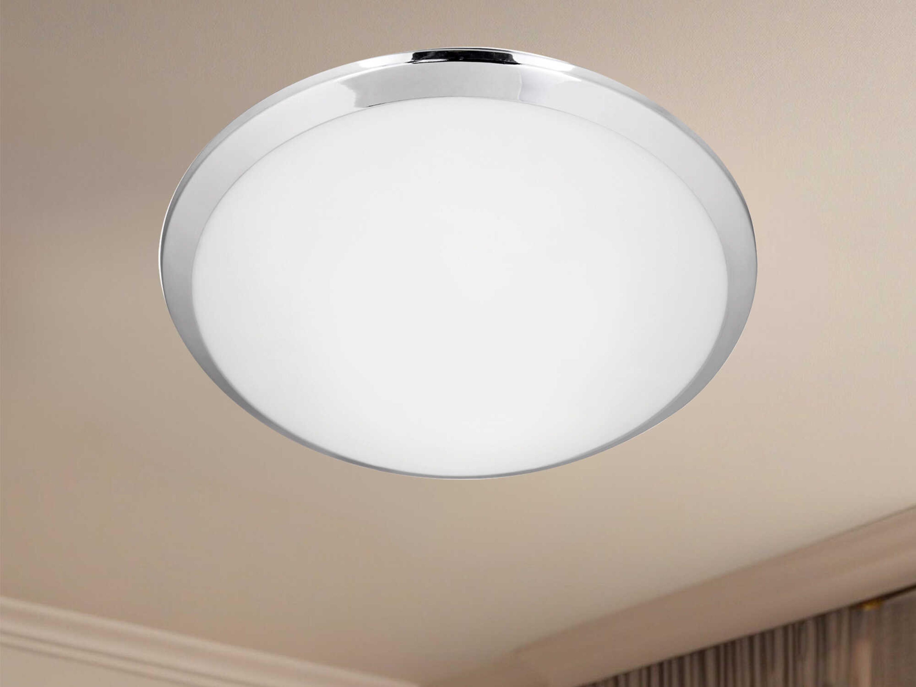 Kuzco Lighting Malta Chrome Round Flush Mount