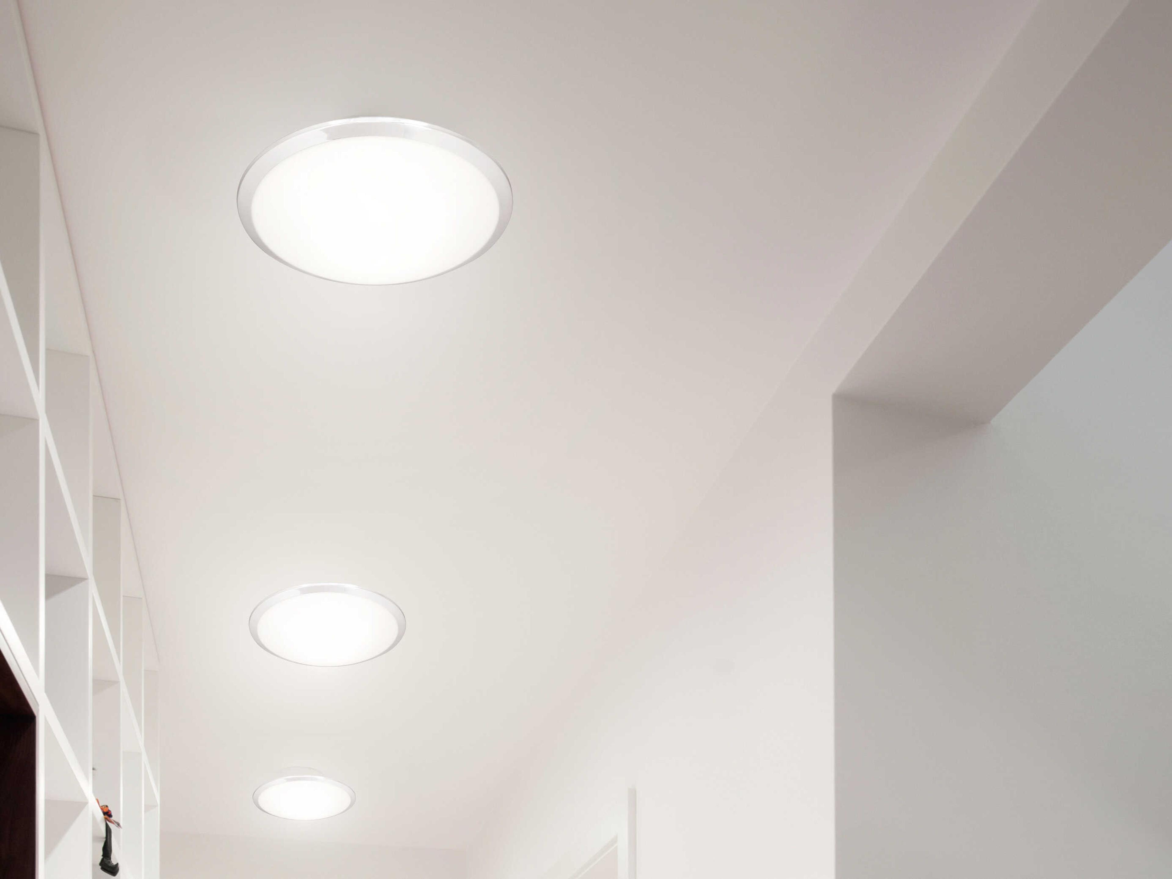 Kuzco Lighting Malta Chrome Round Flush Mount