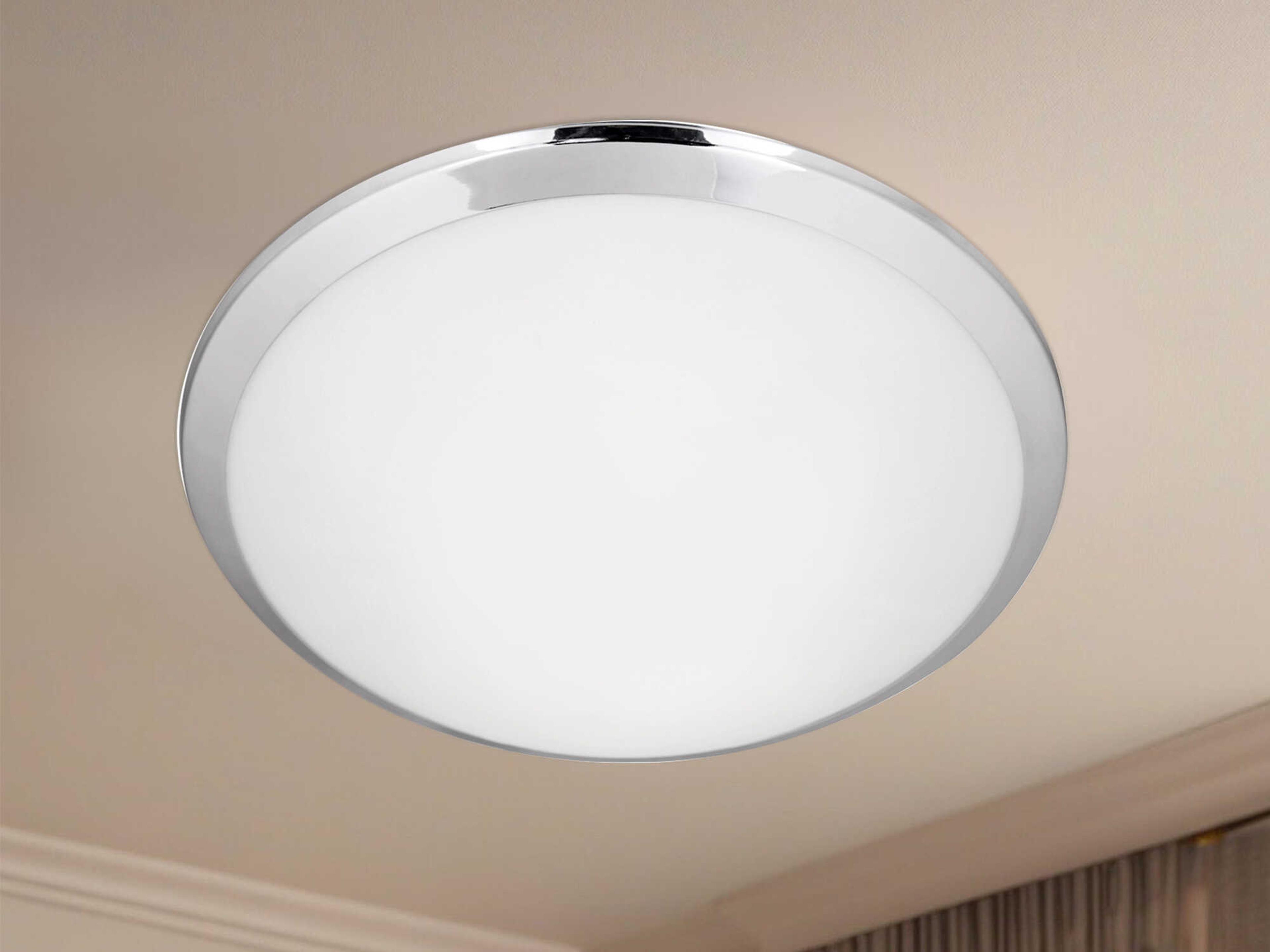 Kuzco Lighting Malta Chrome Round Flush Mount