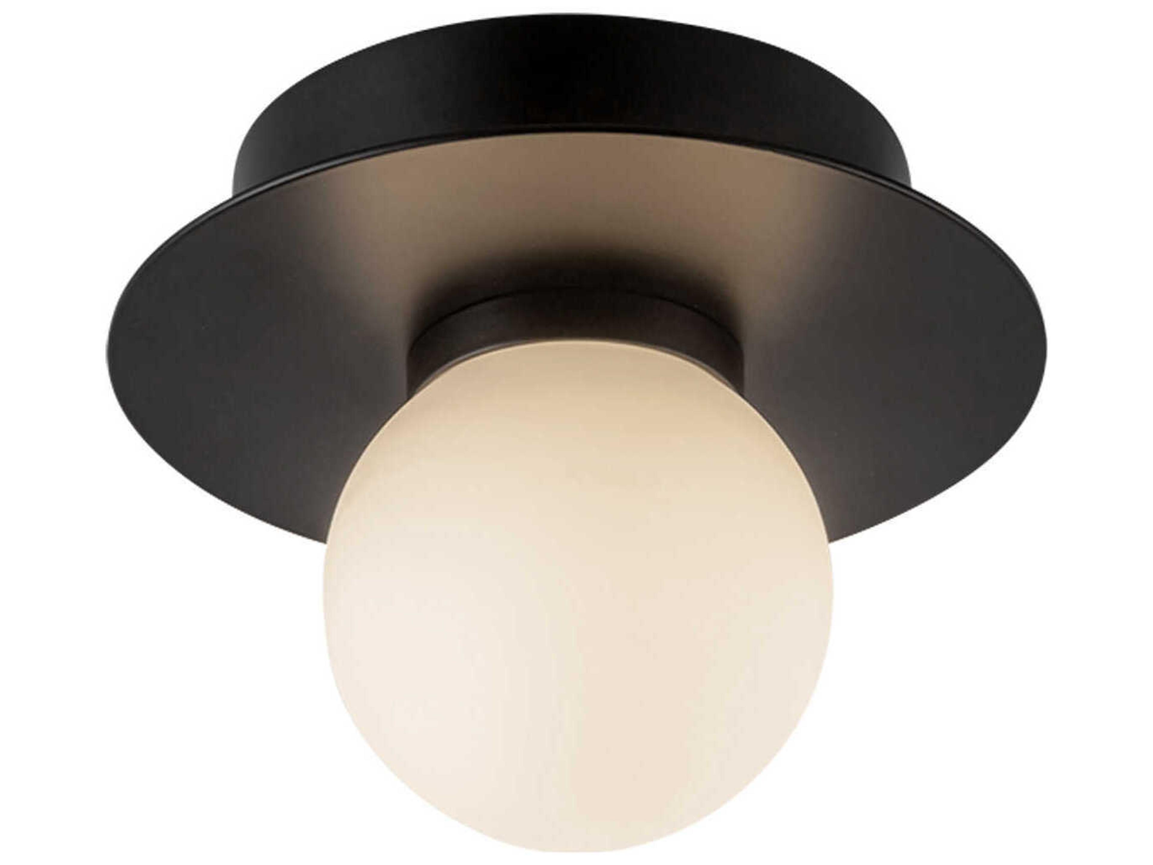 Kuzco Lighting Elixir Black Globe Flush Mount