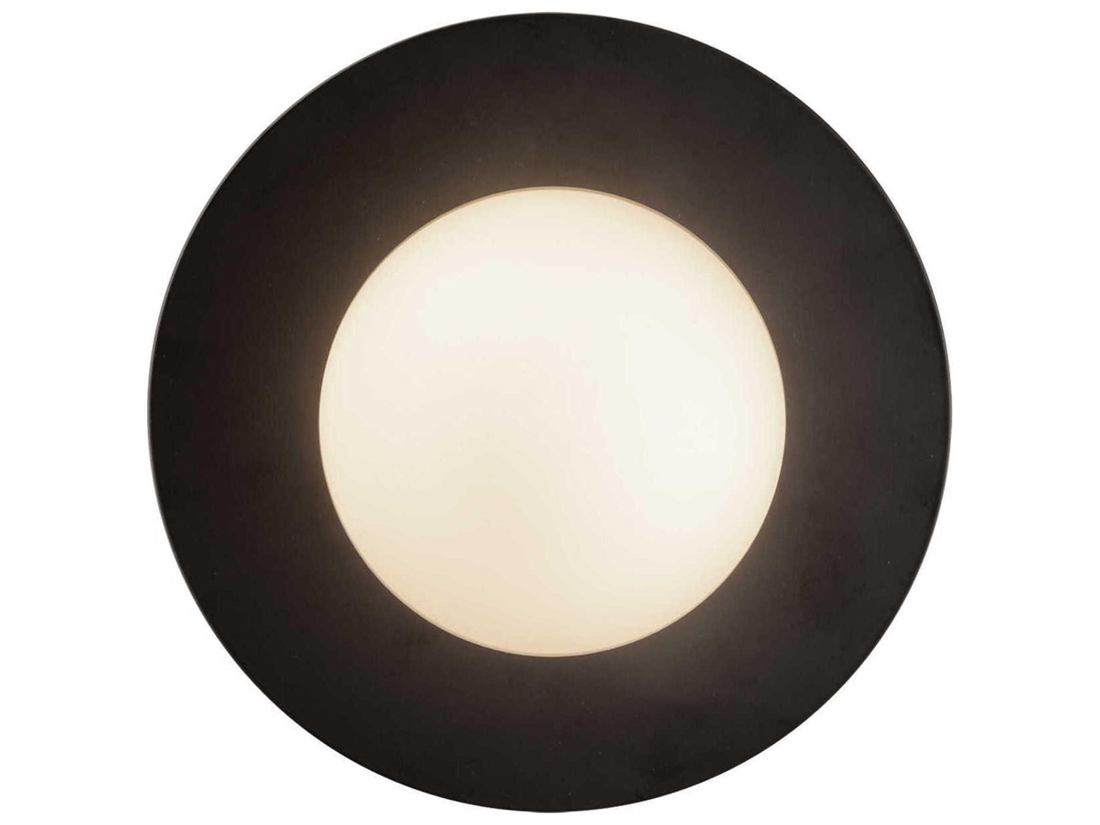Kuzco Lighting Elixir Black Globe Flush Mount