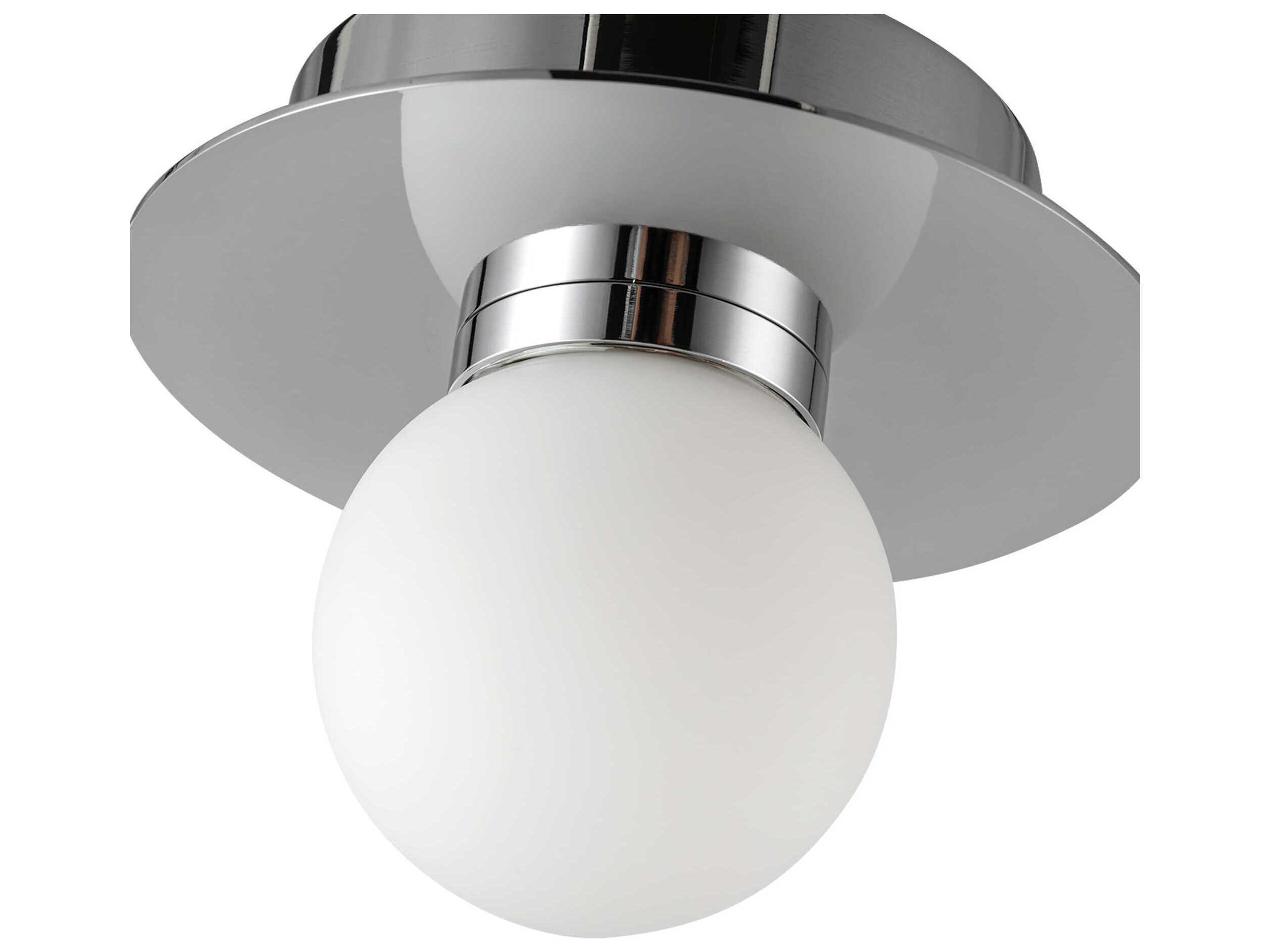 Kuzco Lighting Elixir Chrome Globe Flush Mount