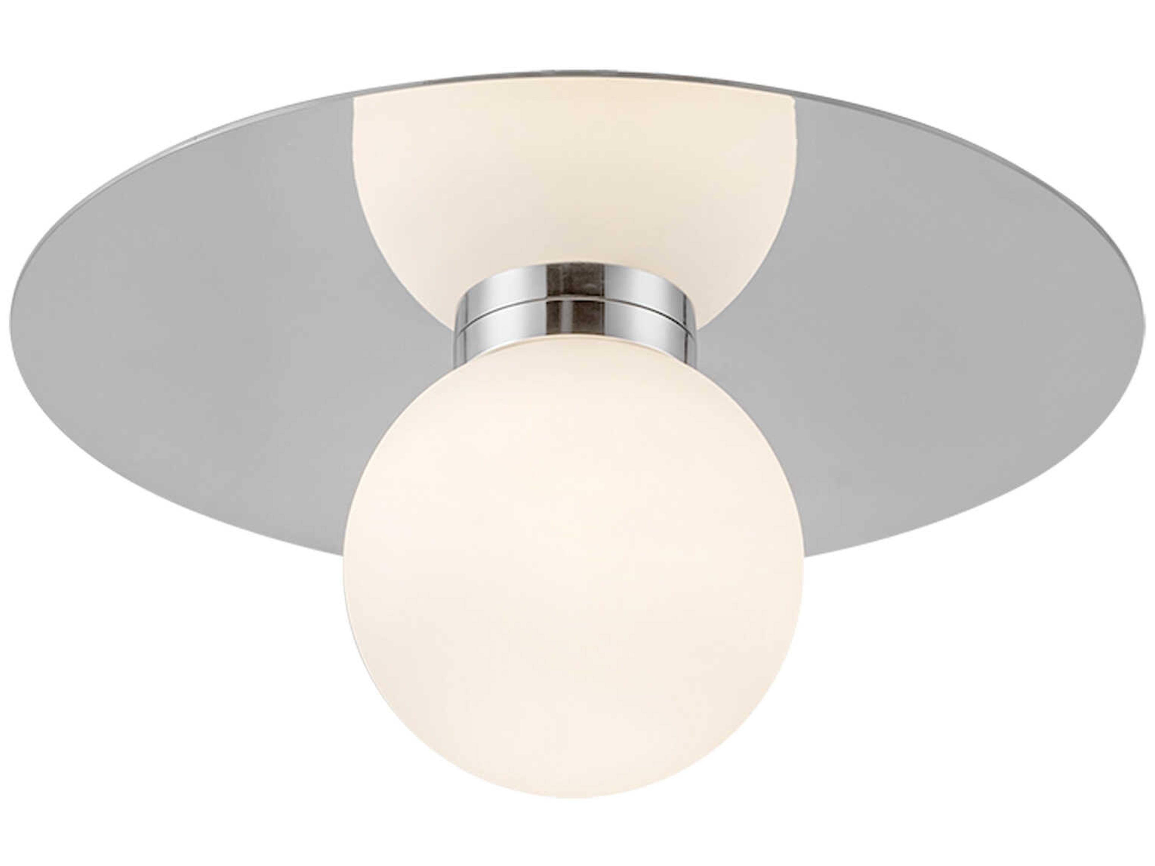 Kuzco Lighting Elixir Chrome Globe Flush Mount