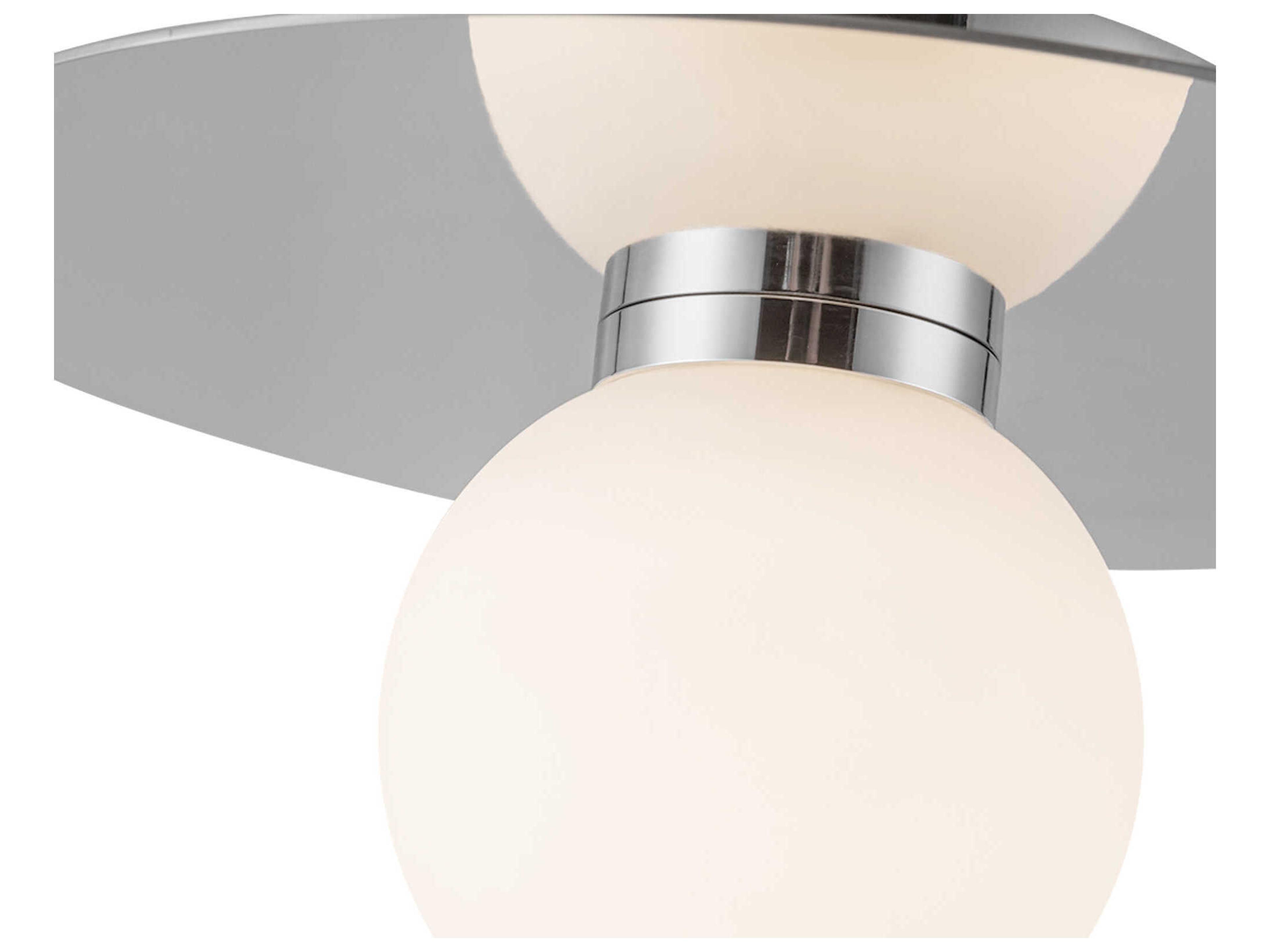 Kuzco Lighting Elixir Chrome Globe Flush Mount