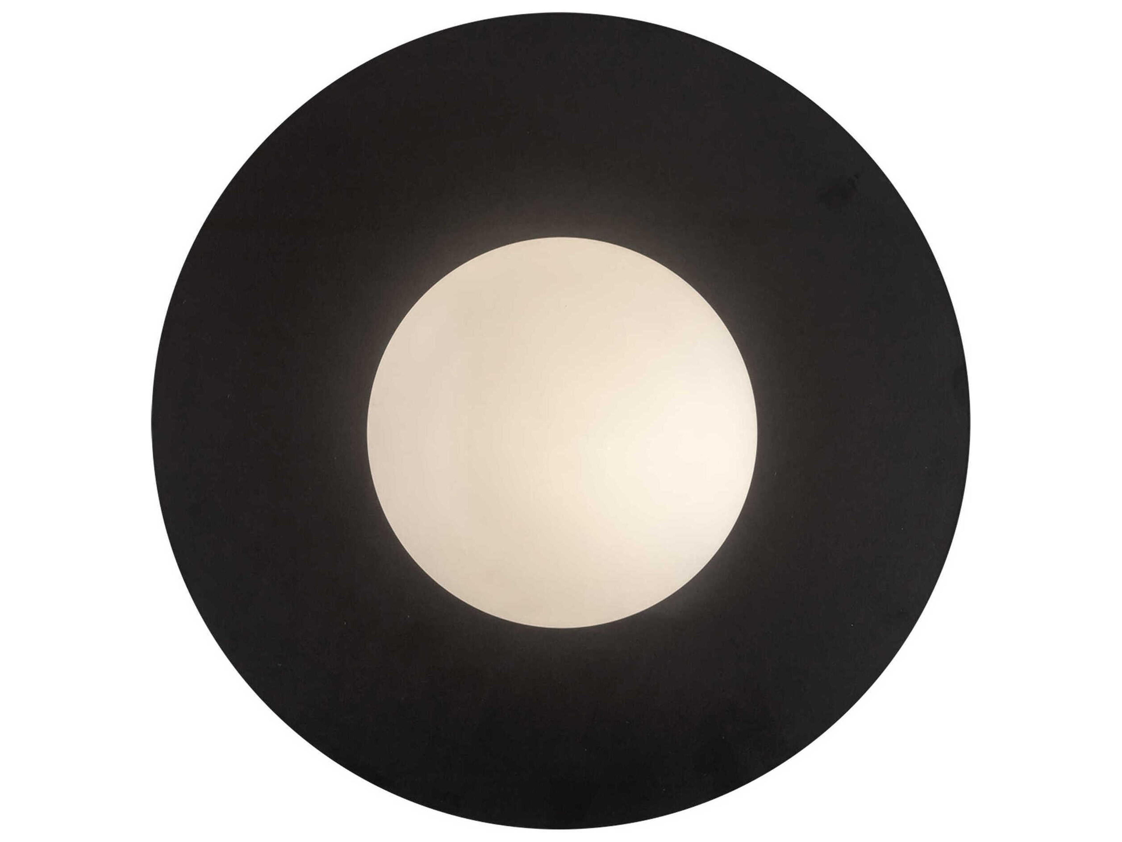 Kuzco Lighting Elixir Black Globe Flush Mount