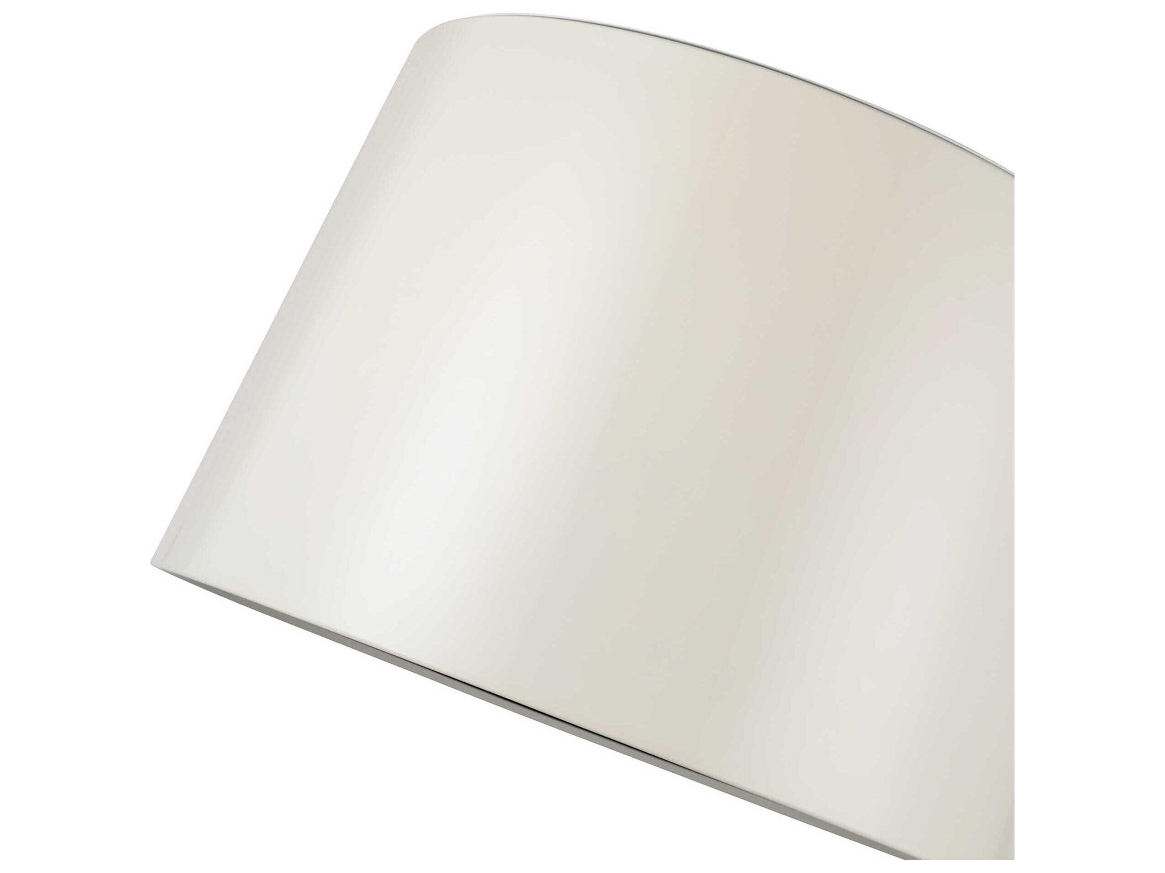 Kuzco Lighting Etta Pearl White Drum Flush Mount