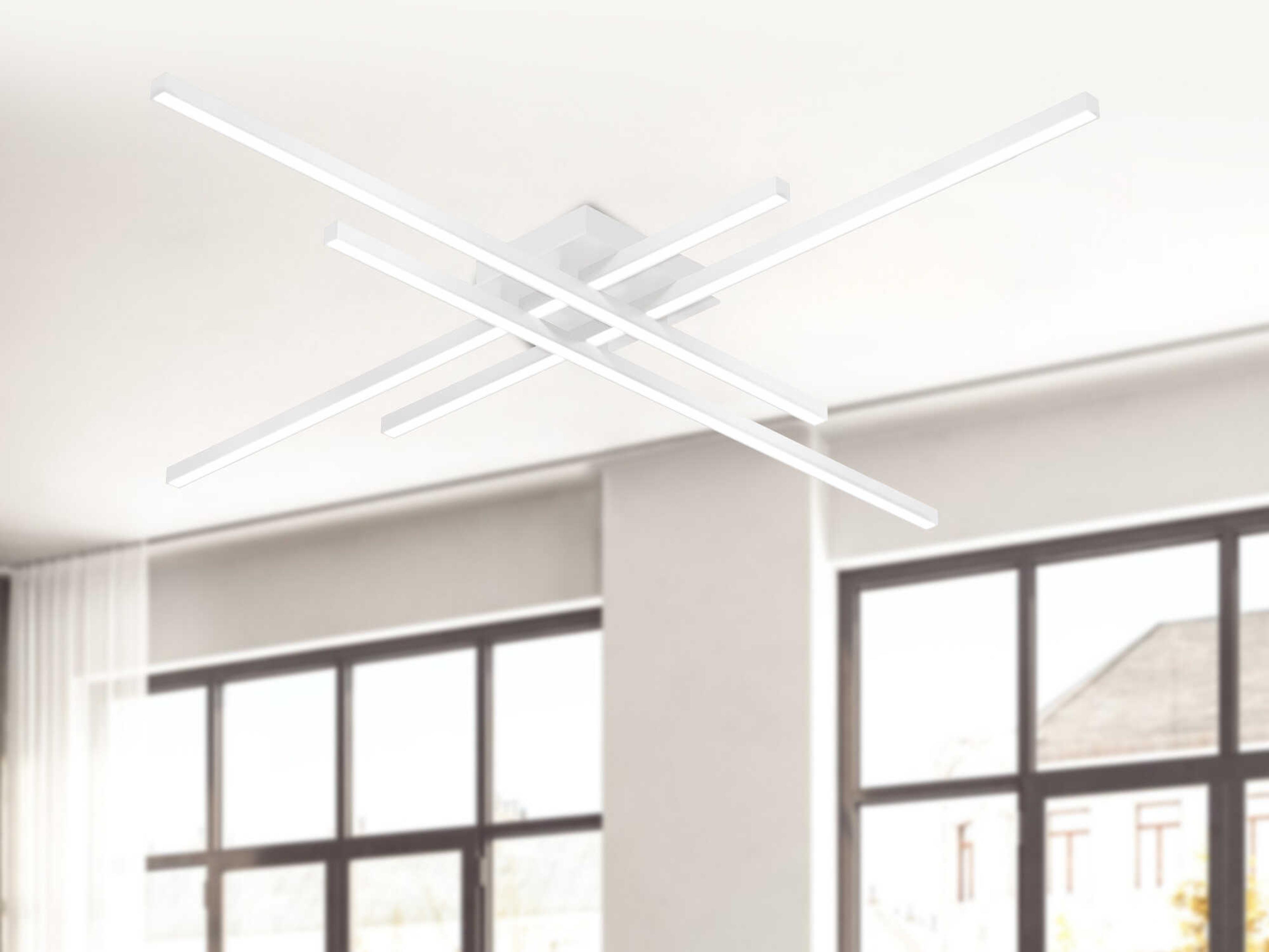 Kuzco Lighting Vega Minor White Linear Flush Mount