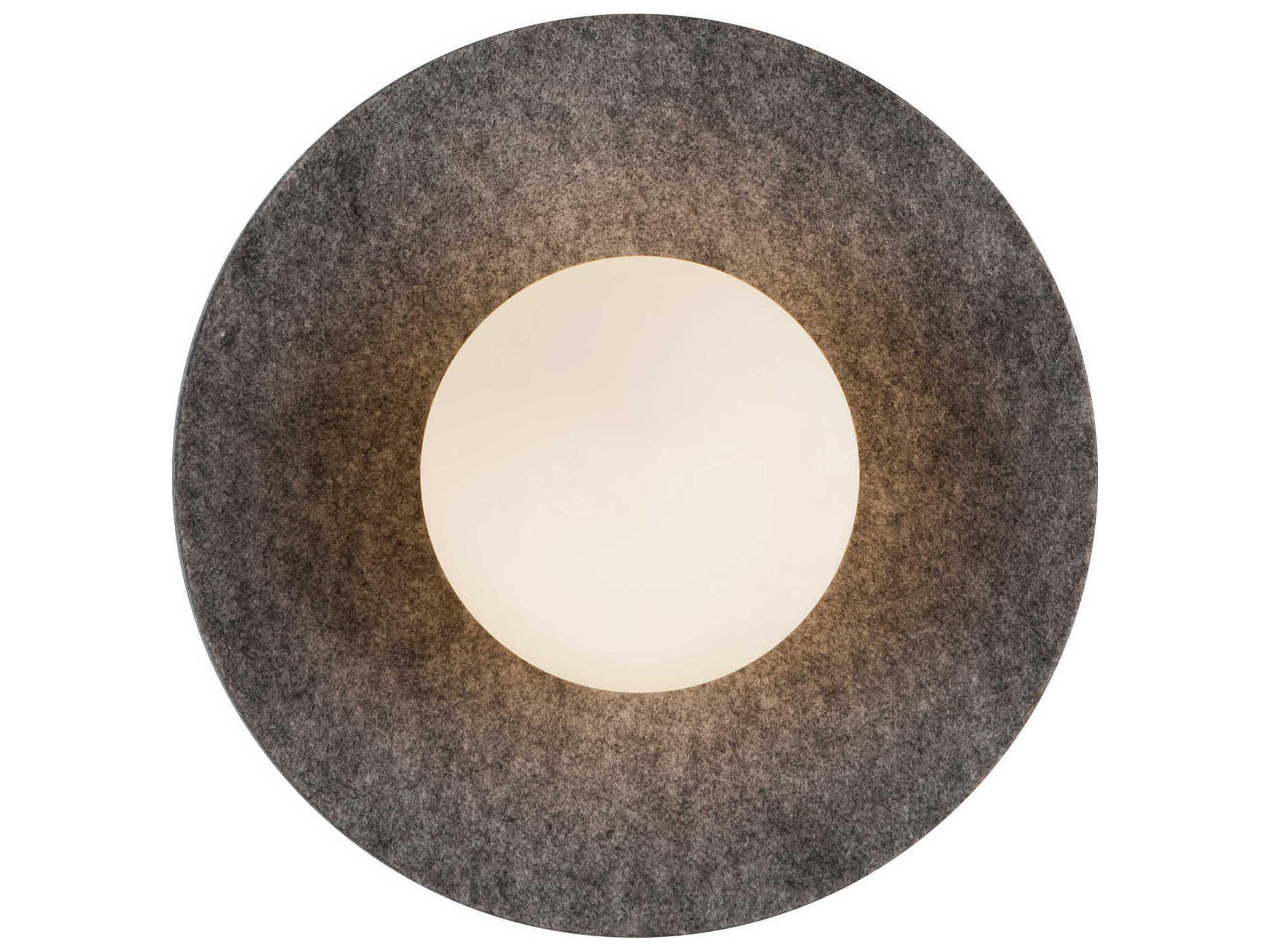 Kuzco Lighting Cruz Gray Round Flush Mount