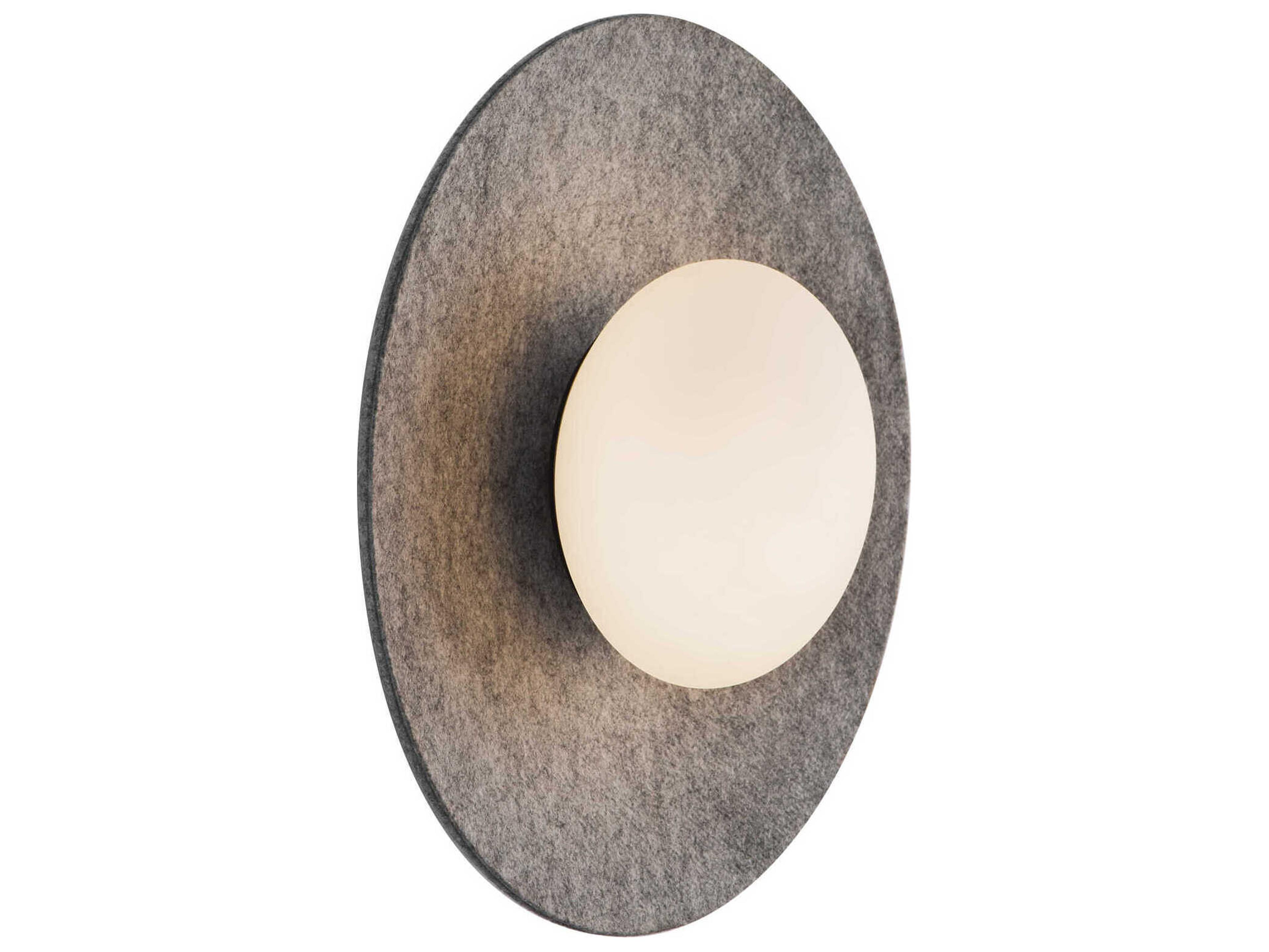 Kuzco Lighting Cruz Gray Round Flush Mount