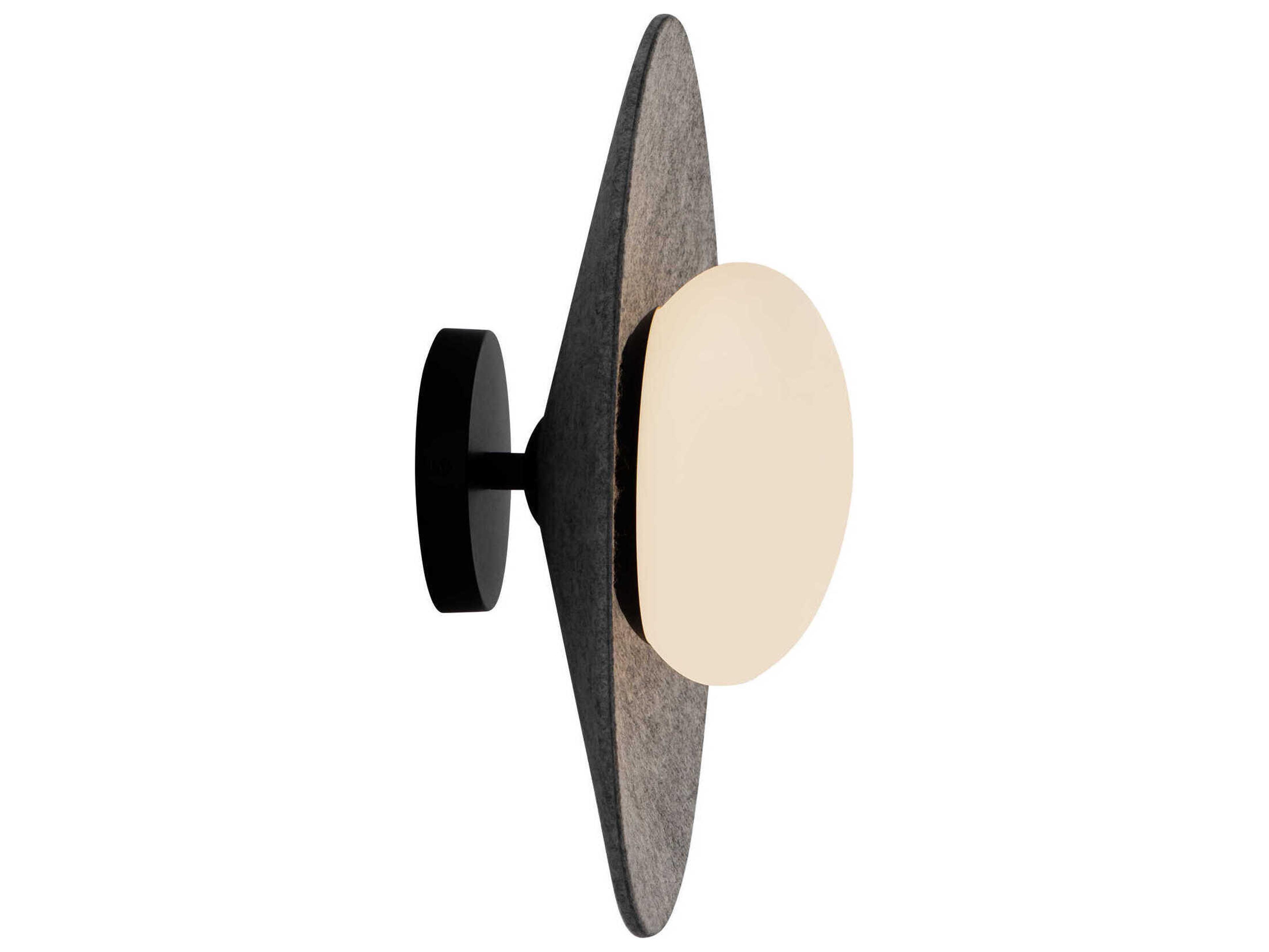 Kuzco Lighting Cruz Gray Round Flush Mount