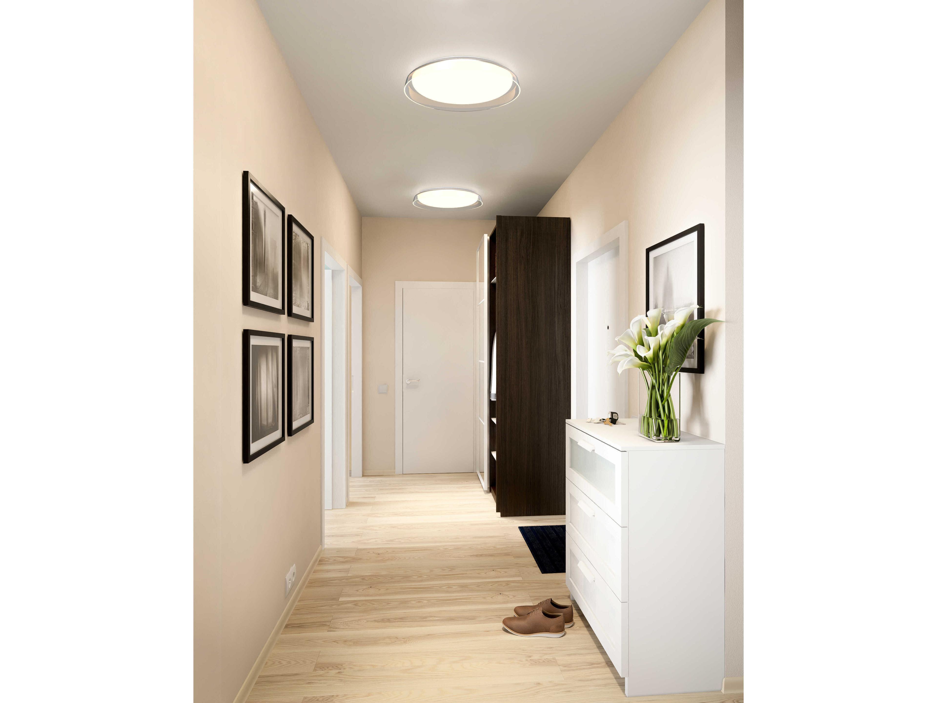 Kuzco Lighting Hampton Clear Round Flush Mount